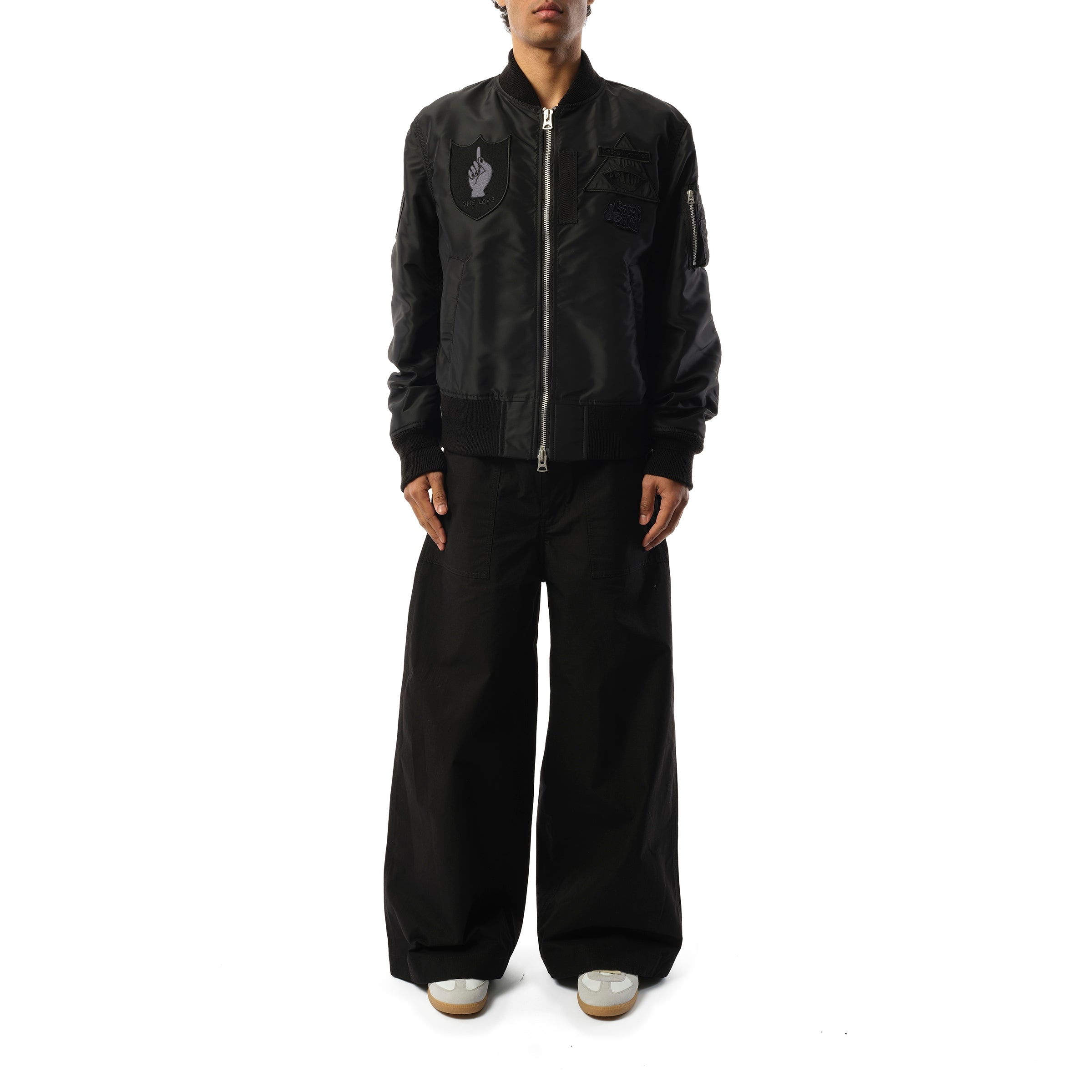 ジャケット・アウター Sacai Faux Suede Mix Blouson size3 ReVoLuTioN | . . sacai 