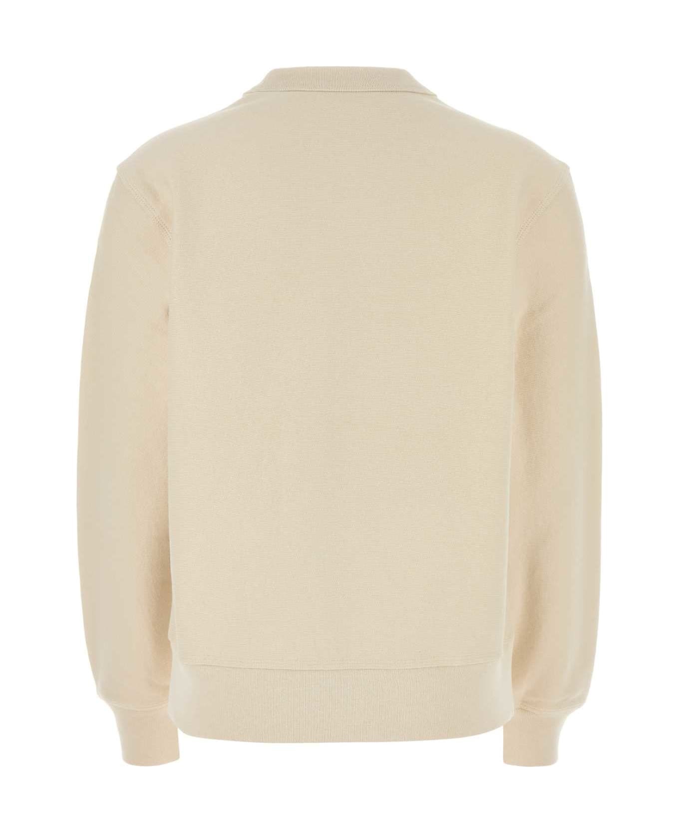 Sand Cotton Blend Sweatshirt - 2