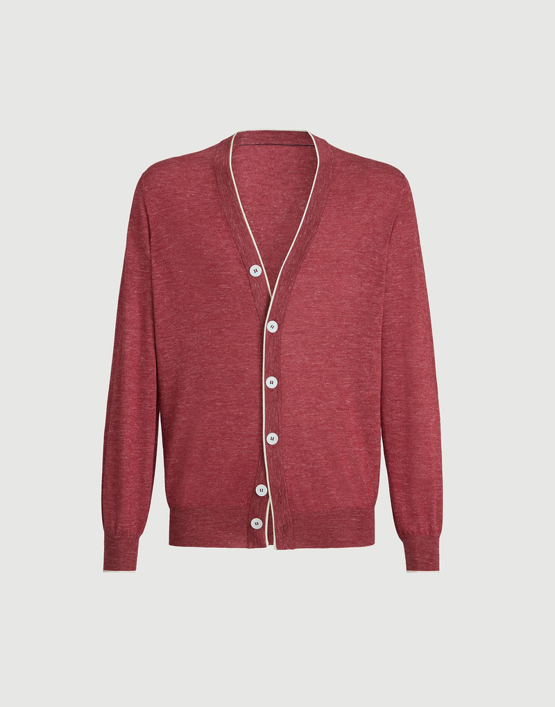 Cashmere, silk and hemp lightweight cardigan 1