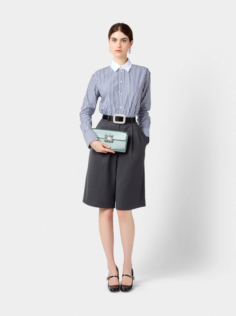 Roger Vivier Efflorescence Clutch in satin outlook