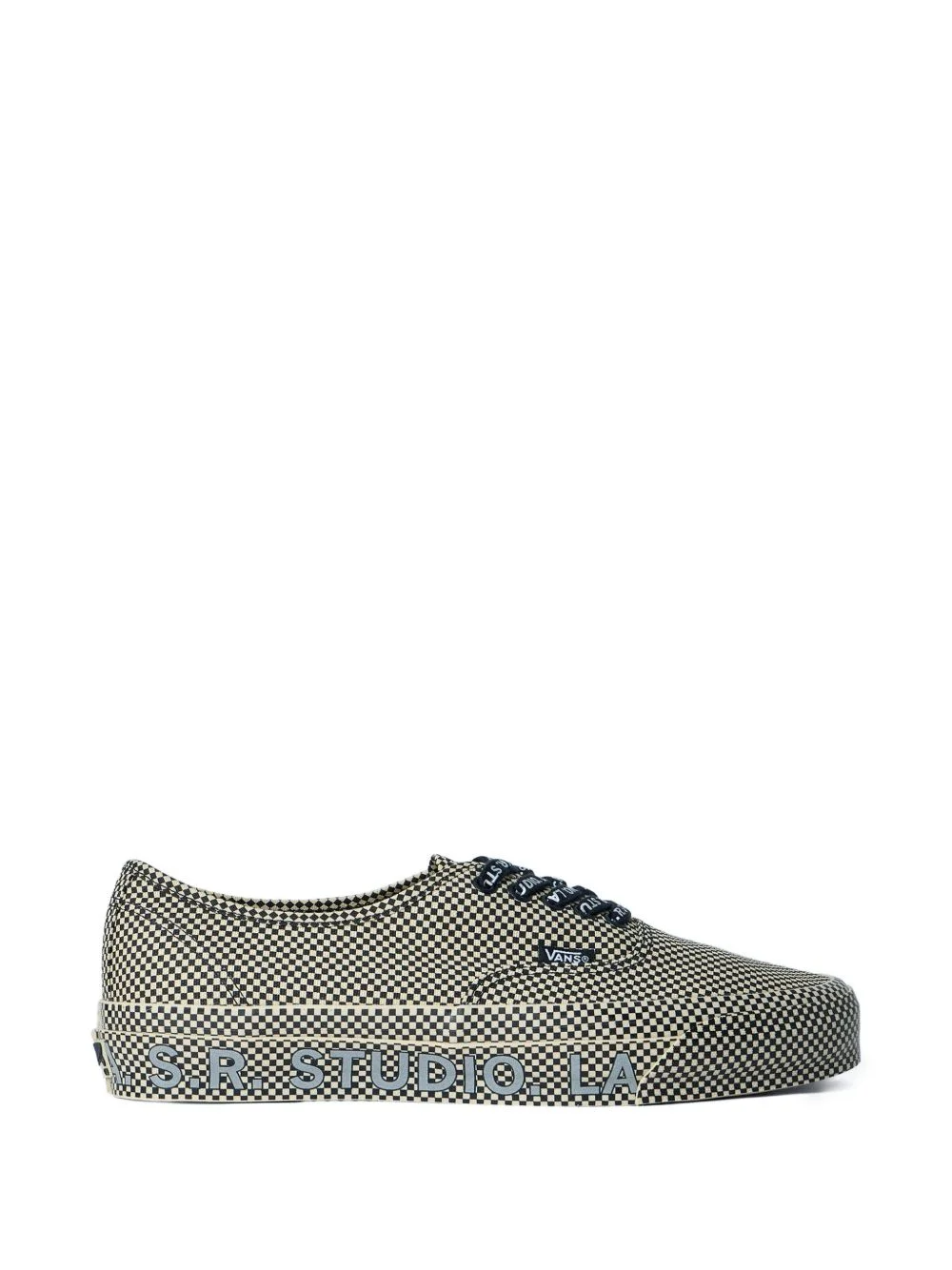 x Sr Studio La. Ca. 44 OTW check logo patch sneakers - 1