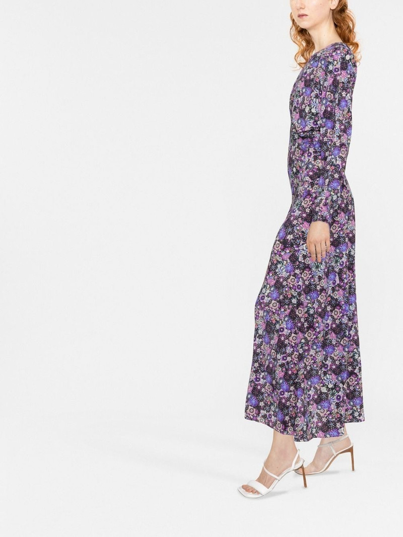 floral-print long-sleeve maxi dress 4