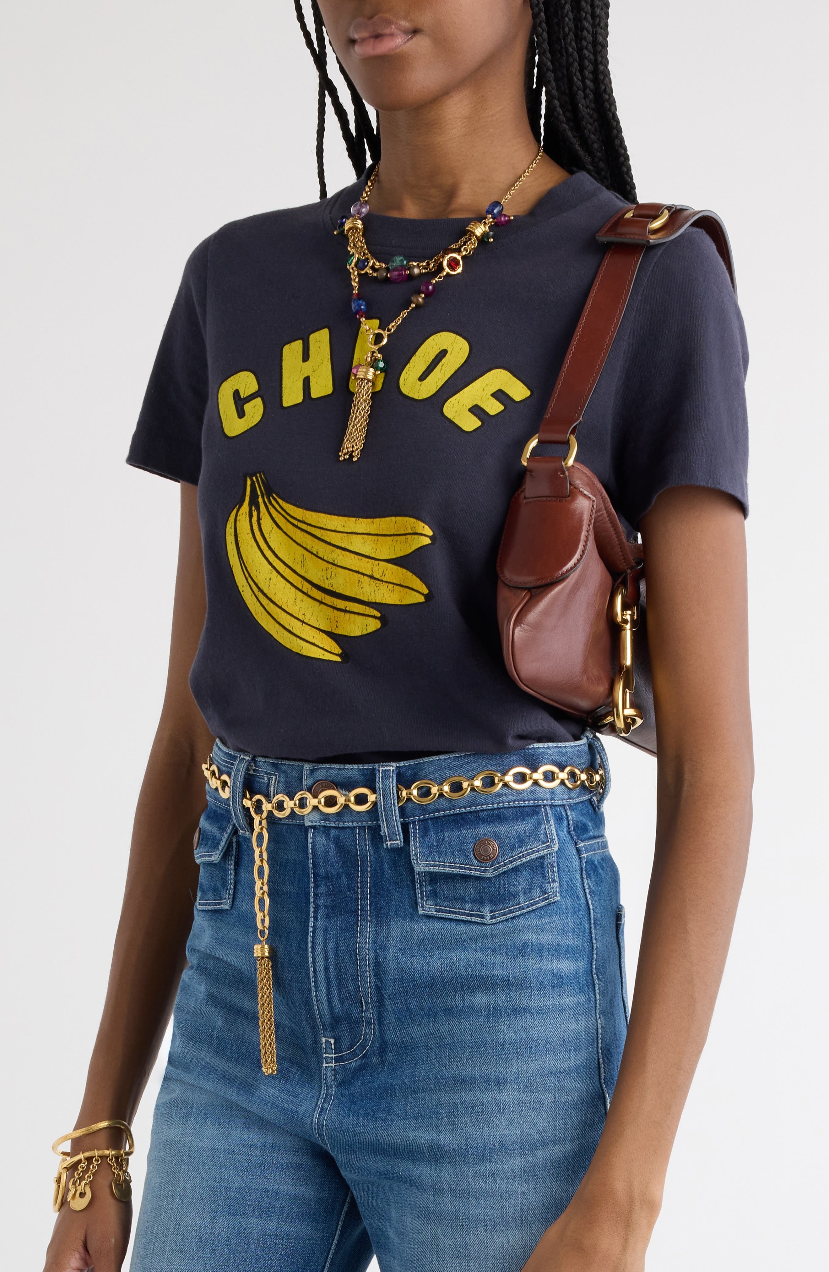 Chloé Kerala 25 Leather Shoulder Bag in 25A Dark Ebony at Nordstrom - 6