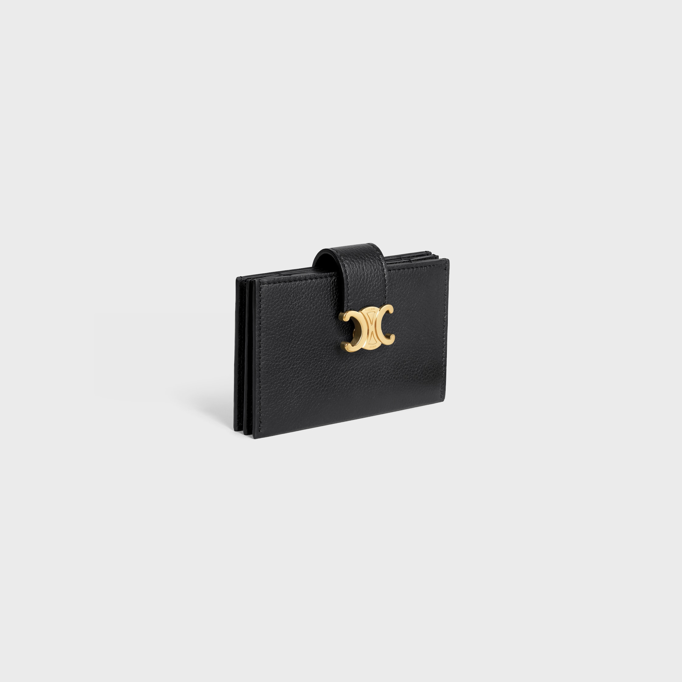 ACCORDEON CARD HOLDER IN SUPPLE GRAINED CALFSKIN - 2