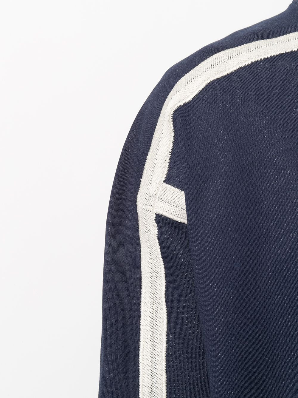 anagram contrasting trim sweatshirt - 5