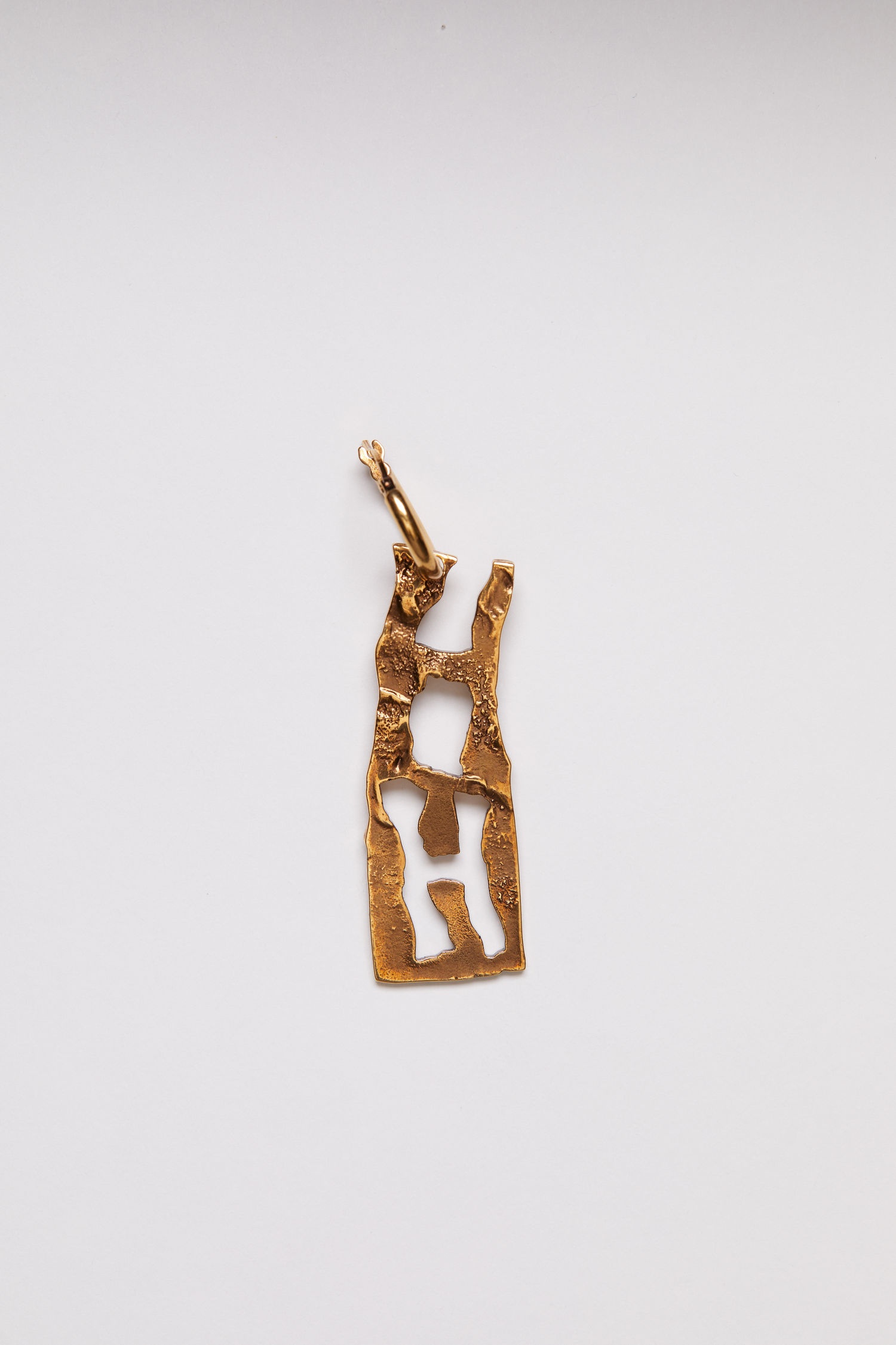 H earring gold - 2