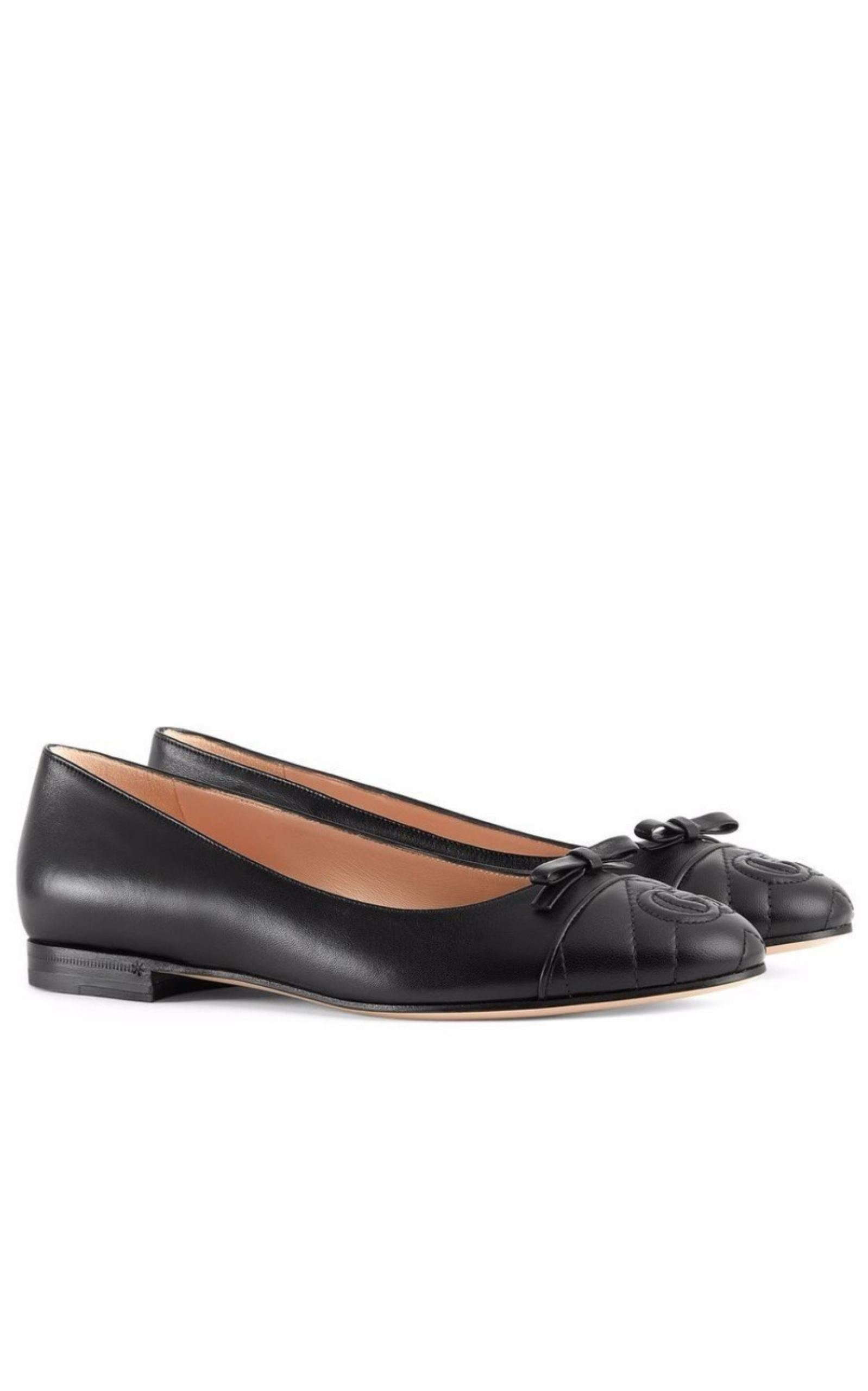 GG Ballerina Leather Shoes - 5