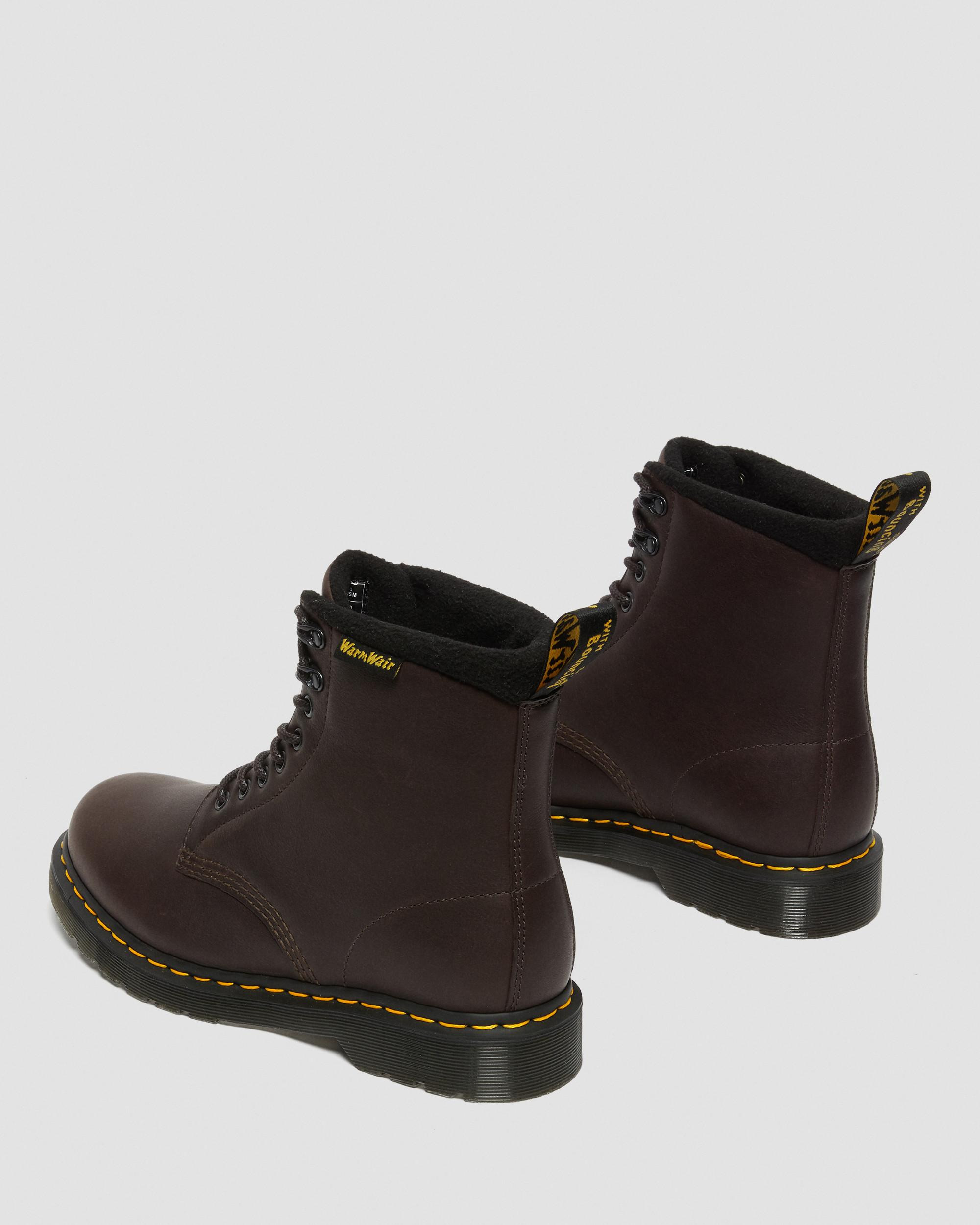 1460 Warmwair Leather Lace Up Boots - 9