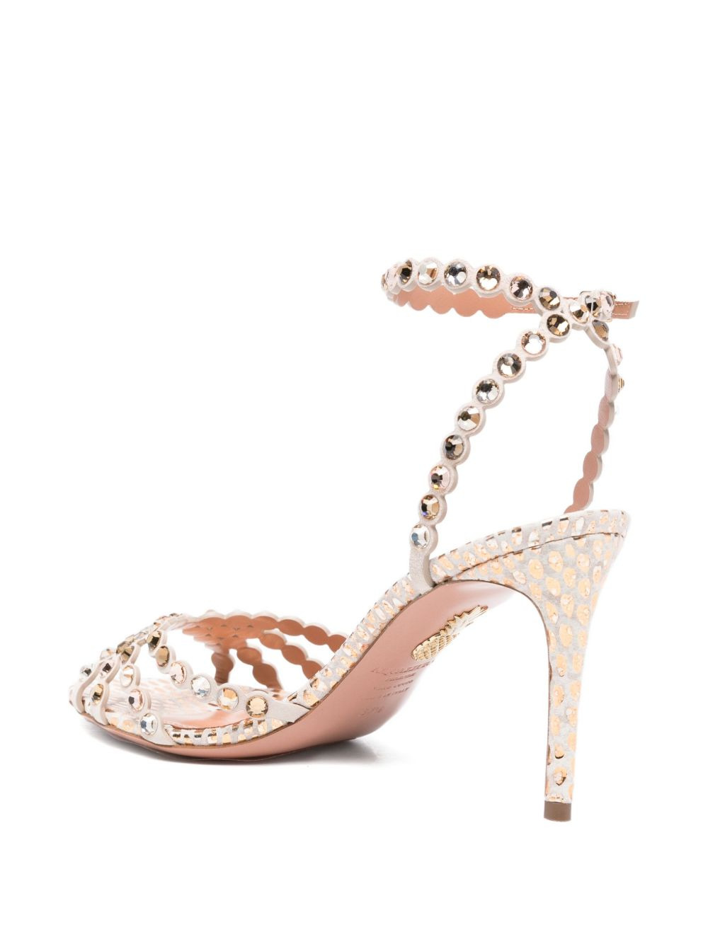 90mm Tequila embellished scalloped-edge sandals - 3