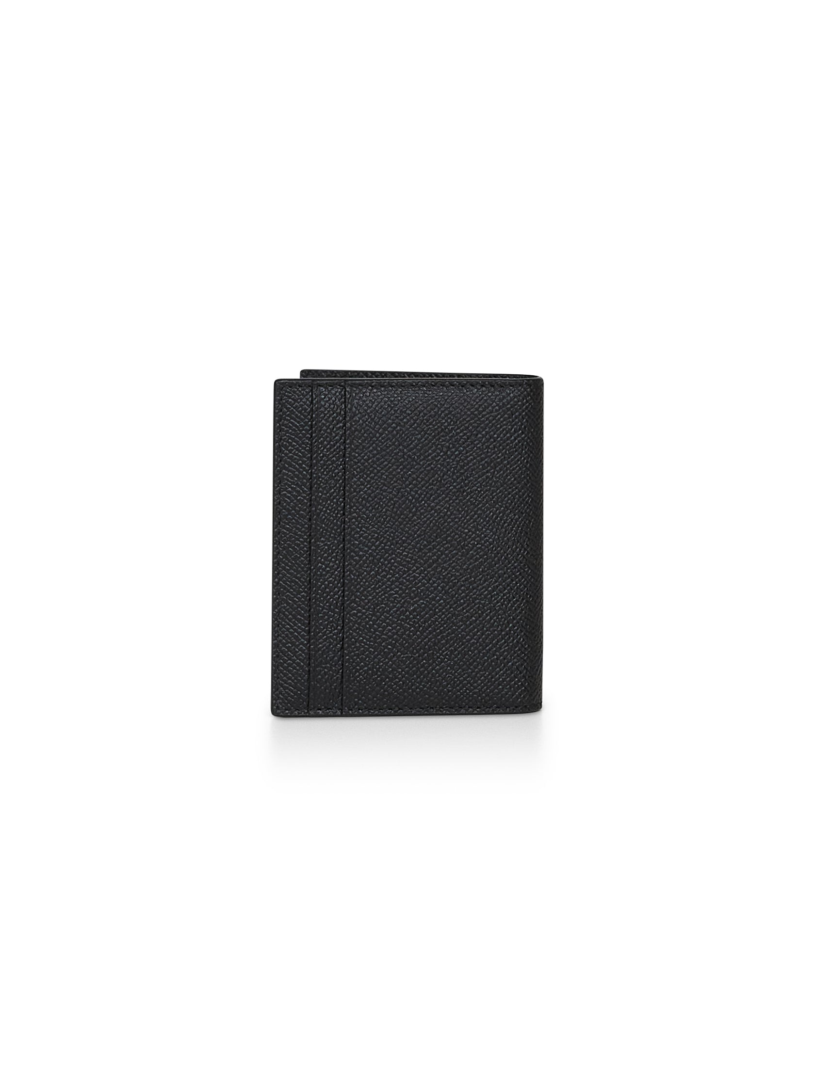 Black leather Gancini credit card holder - 3