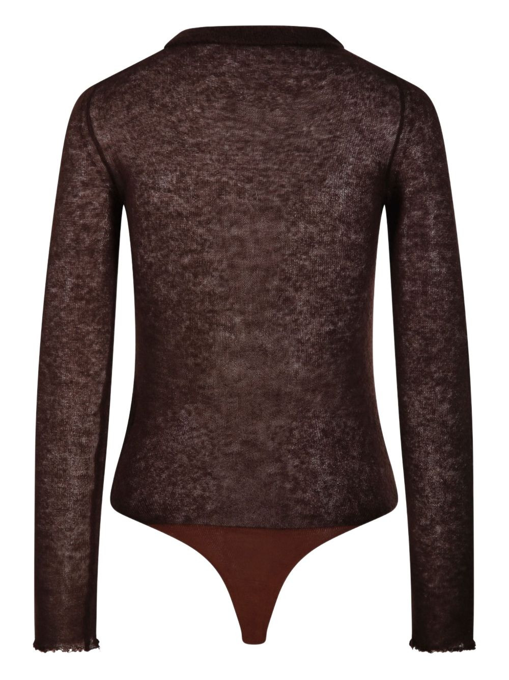 button-front long-sleeve bodysuit - 2