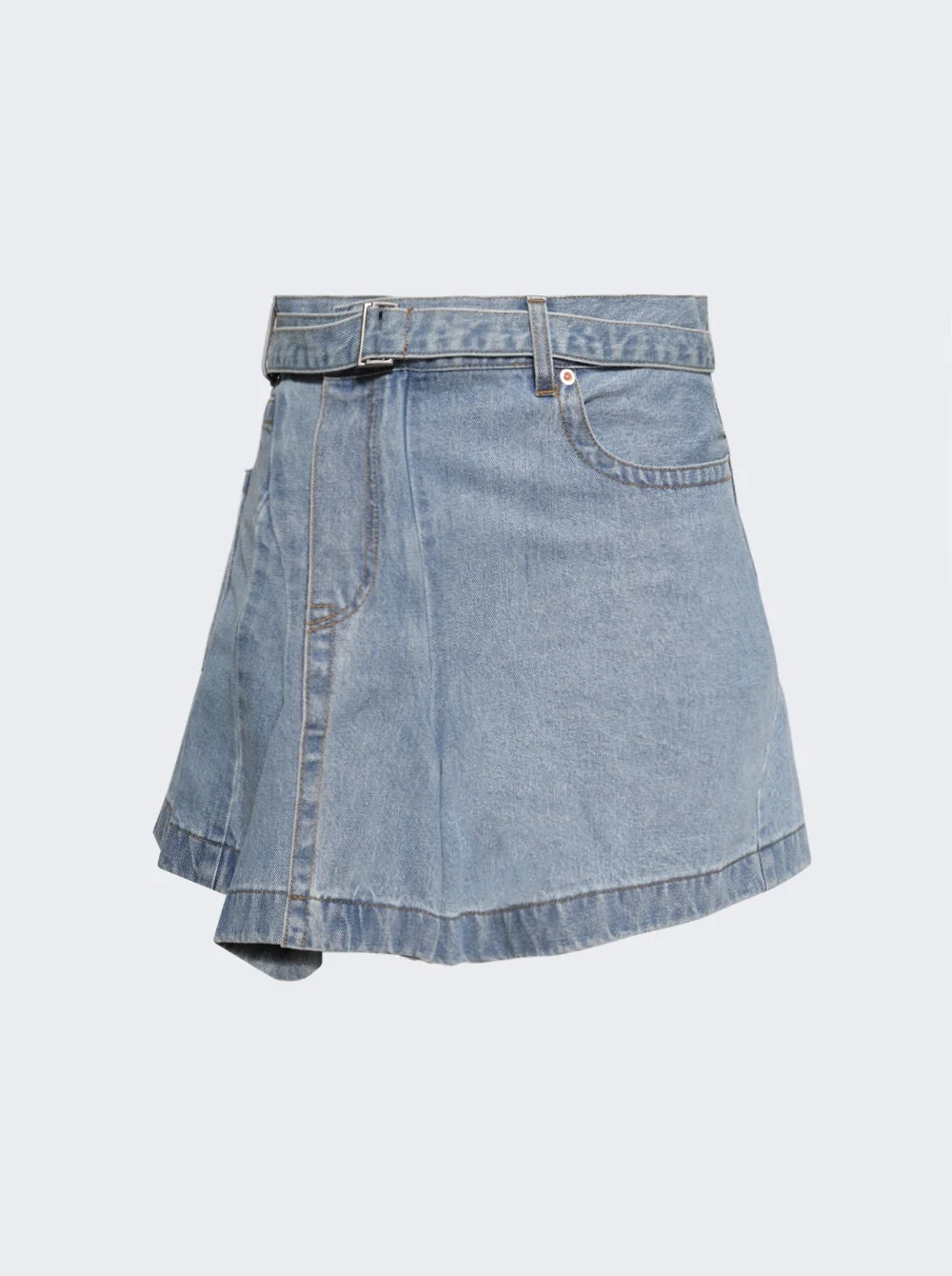 Denim Skirt Light Blue - 1
