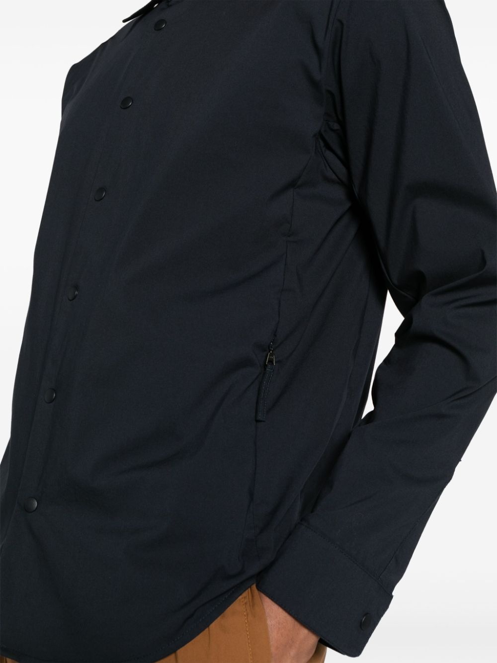 pocket-detailed poplin shirt - 5