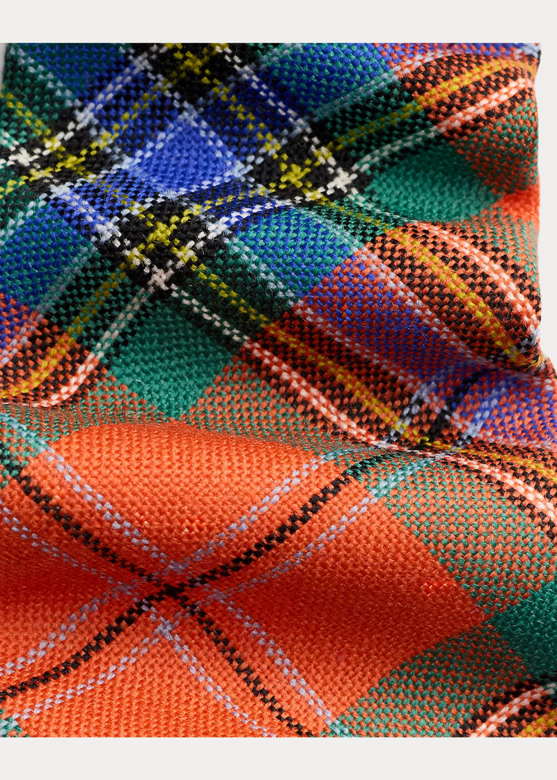 Vintage-Inspired Tartan Wool Tie 3