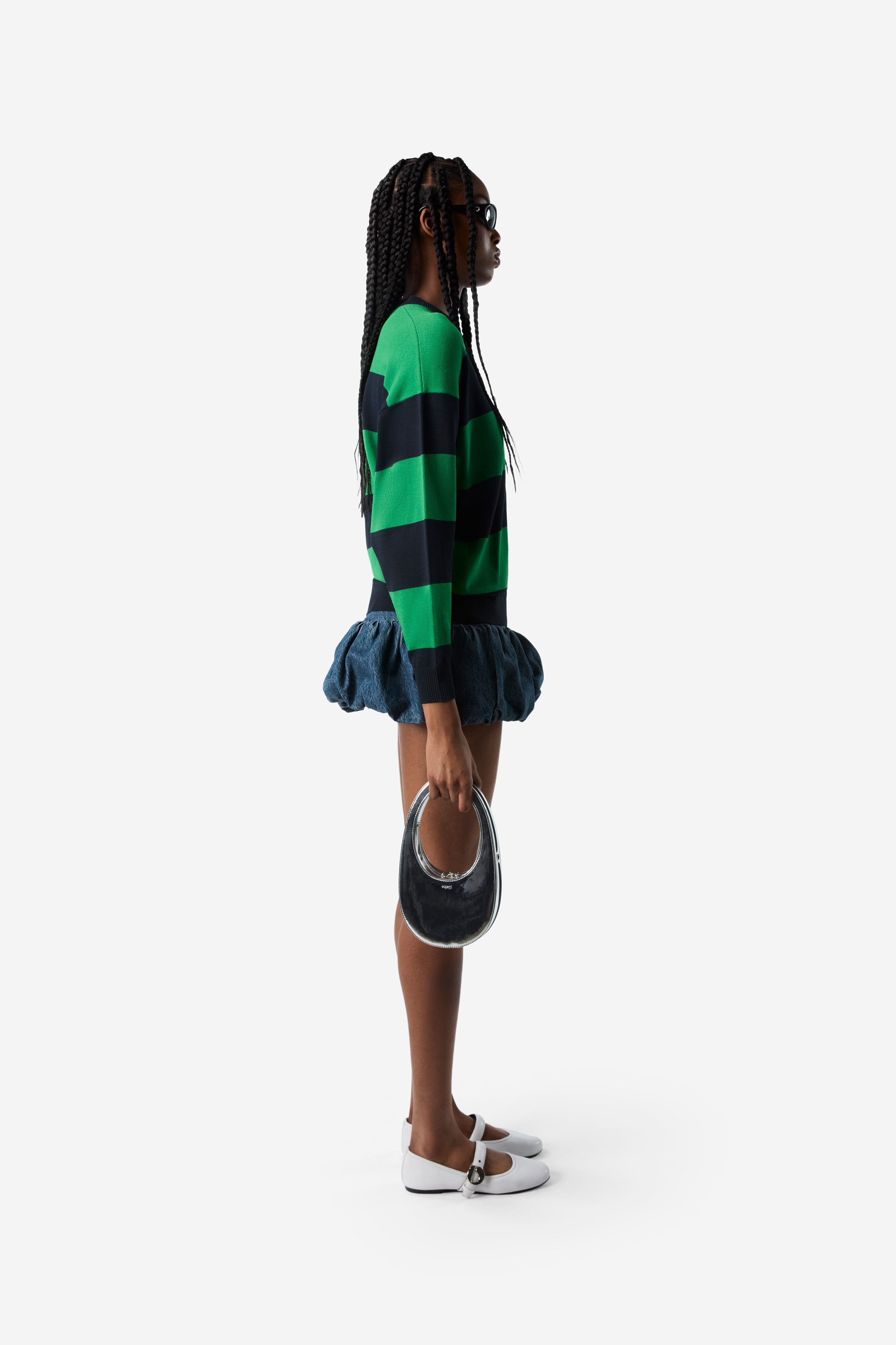 Striped Crewneck Sweater - 3