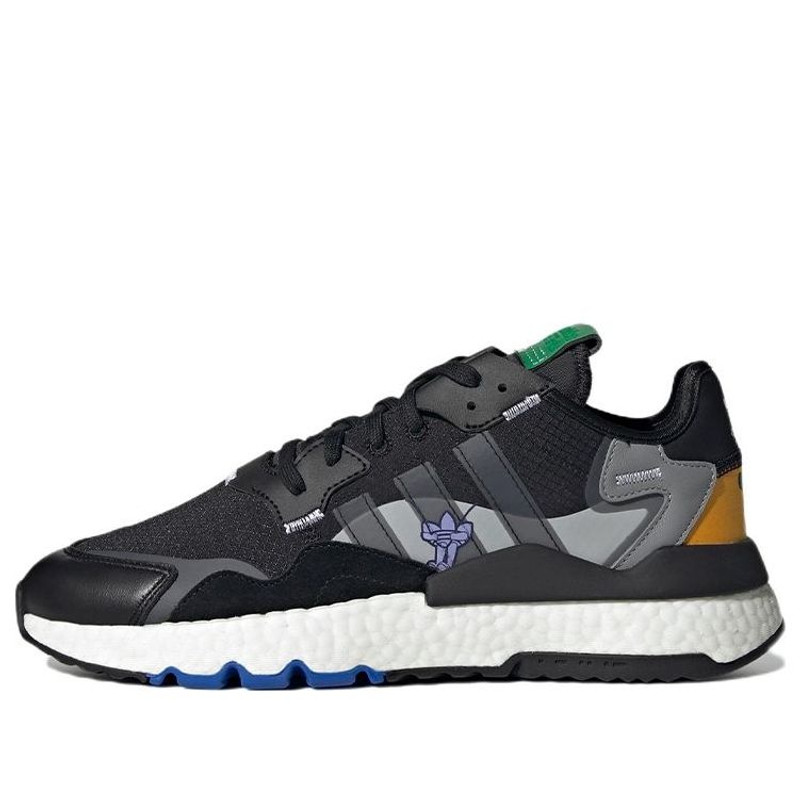 adidas Originals Nite Jogger 'Black Grey Orange Green' GX2184 - 1