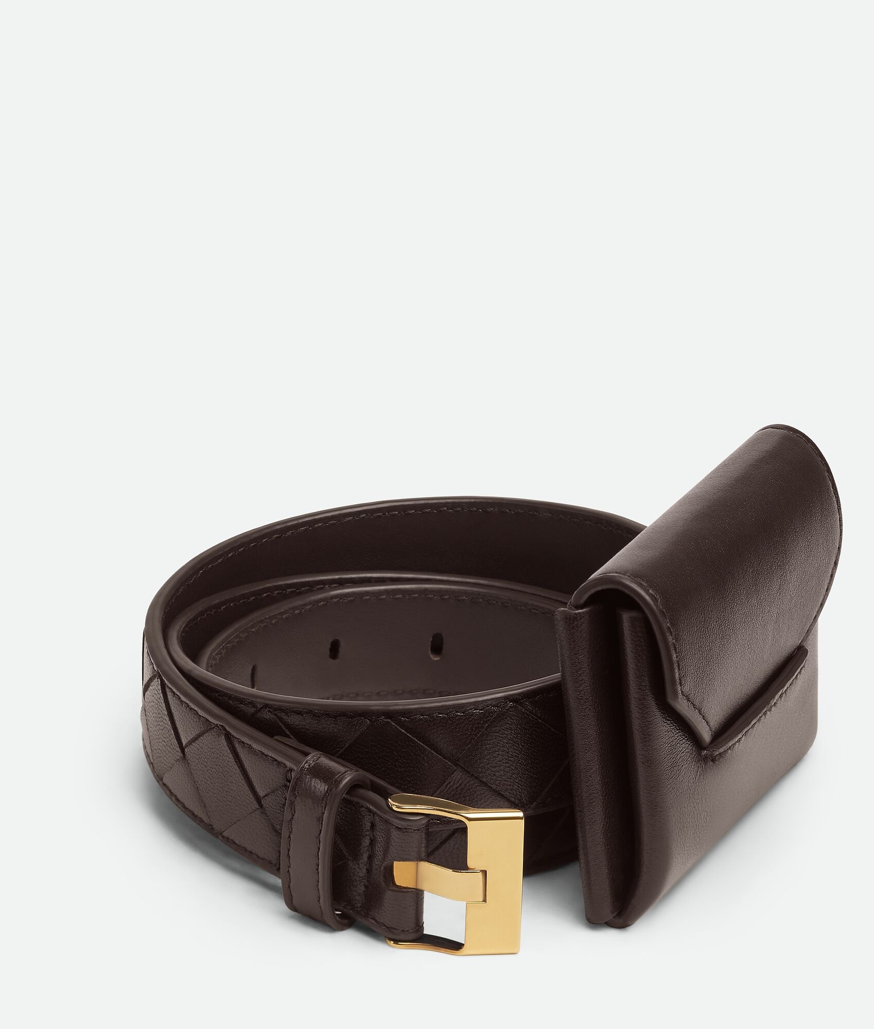 Intrecciato Watch Pocket Belt - 1