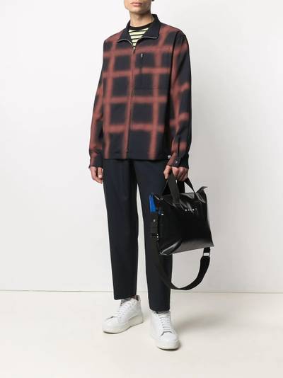 Marni two-tone logo-print holdall outlook