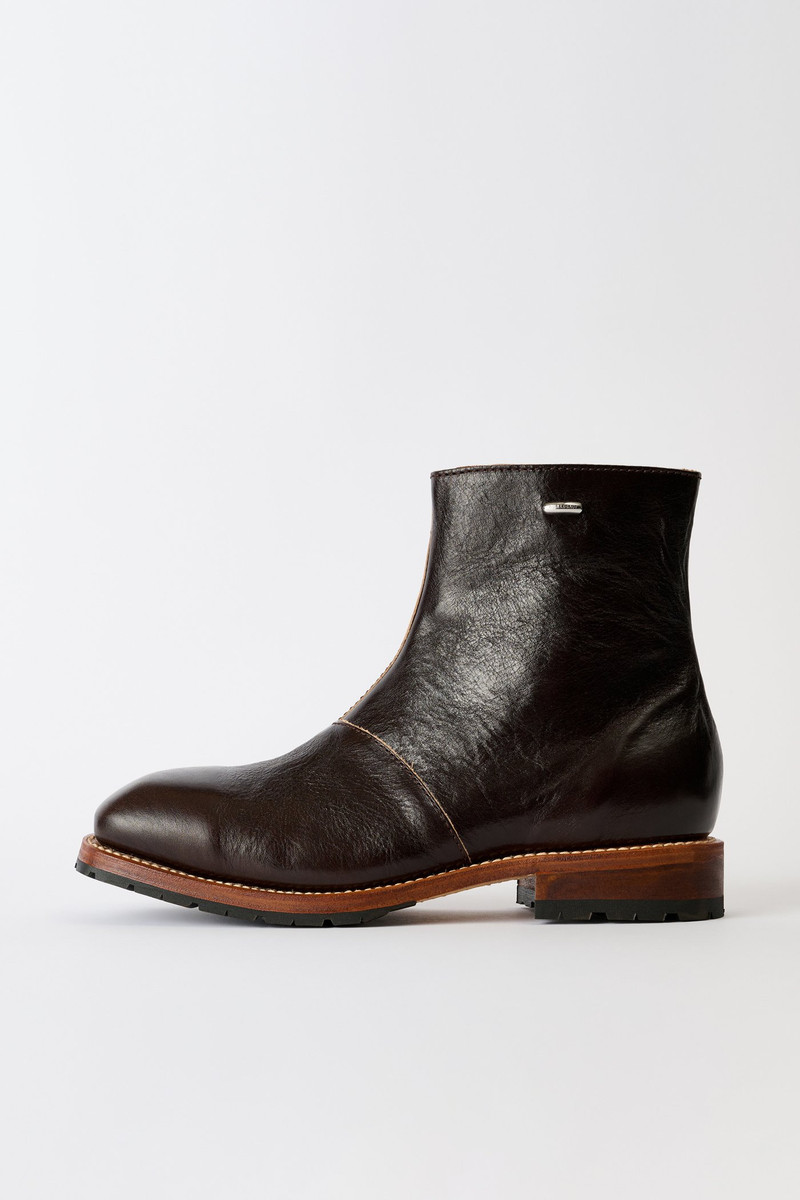 Engine Boot Deep Americano Leather 1