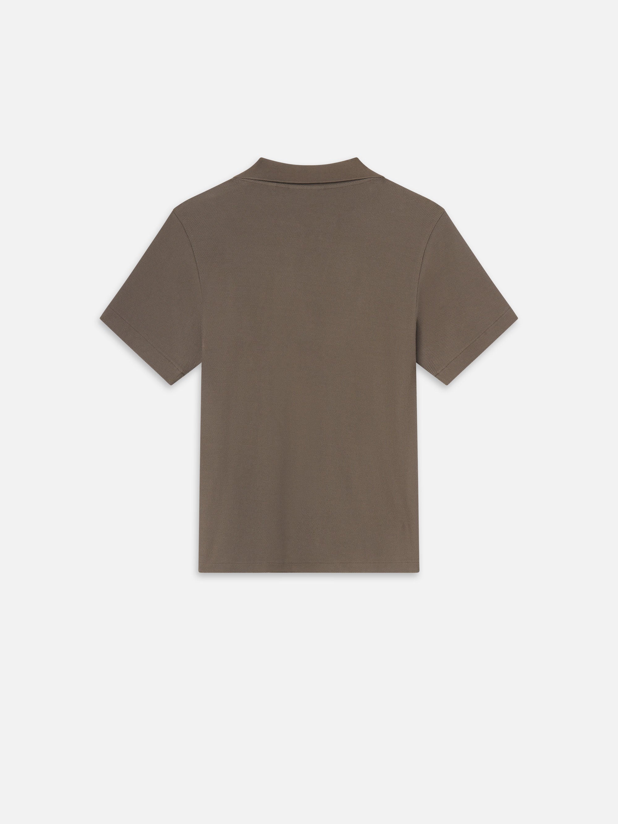 Jacquard Polo in Dark Sage - 4