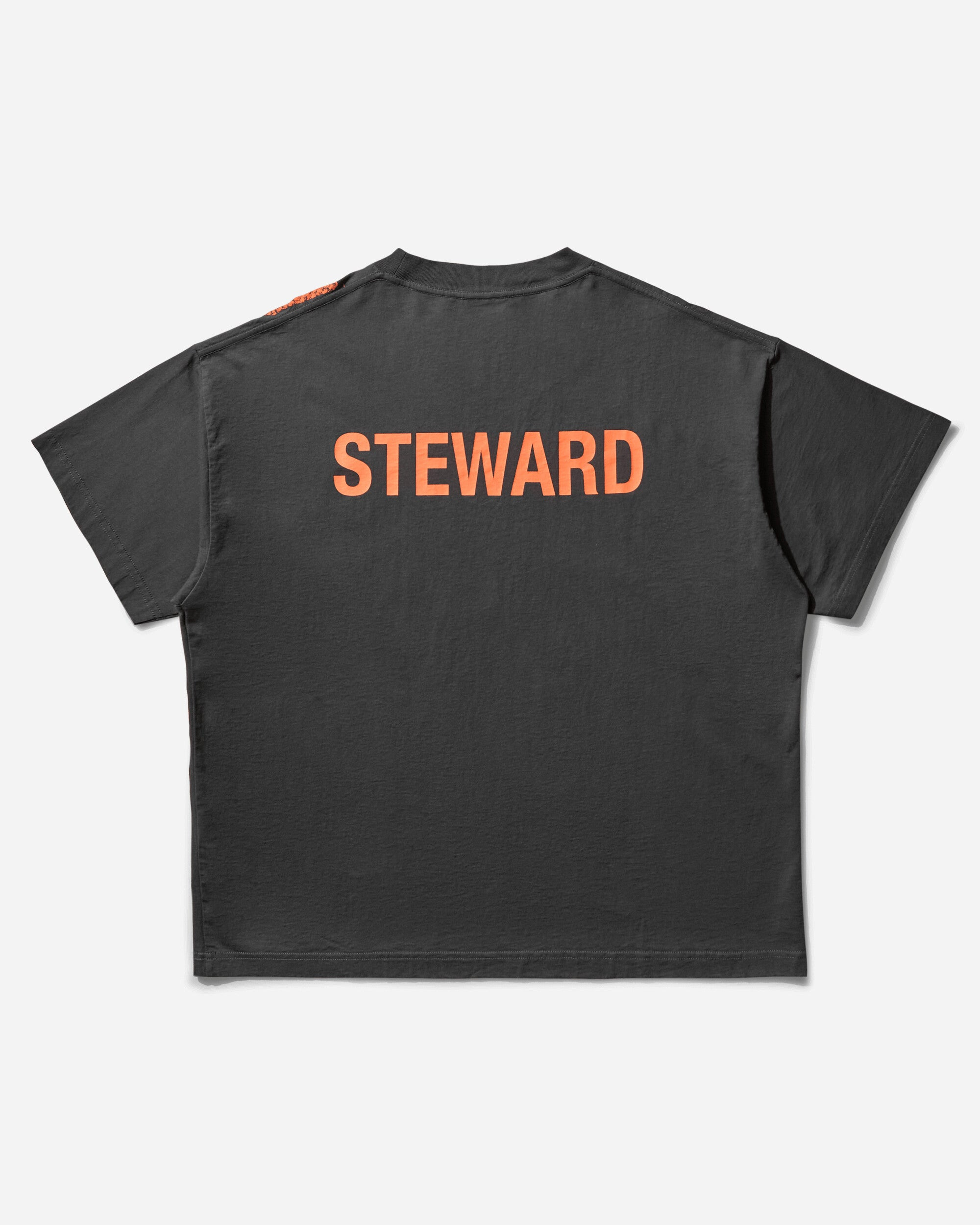 Men's Steward Vest T Shirt Dark Grey - 2