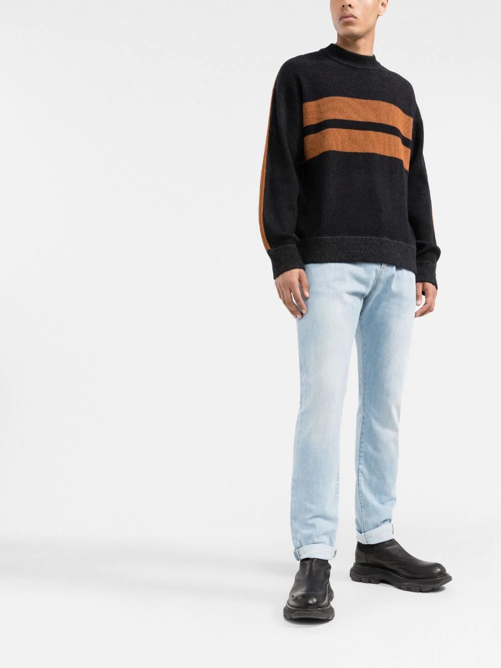 straight-leg denim jeans - 2