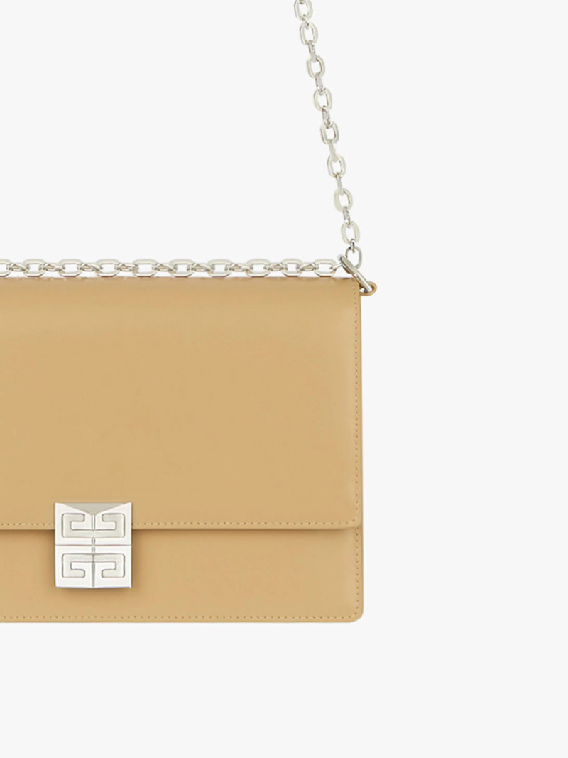 MEDIUM 4G BAG IN BOX LEATHER WITH CHAIN 7