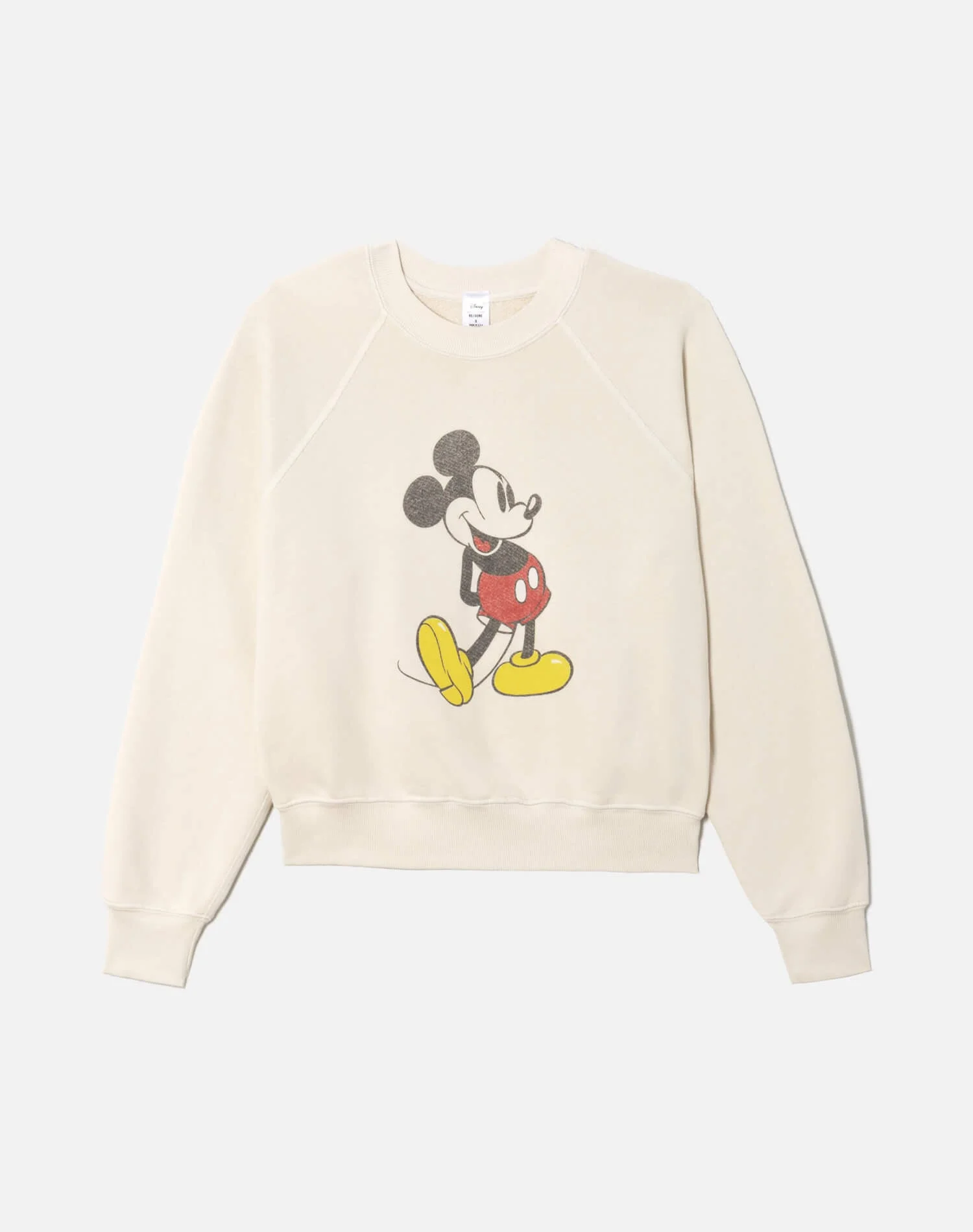 Classic "Mickey Mouse" Crewneck - Vintage White - 1