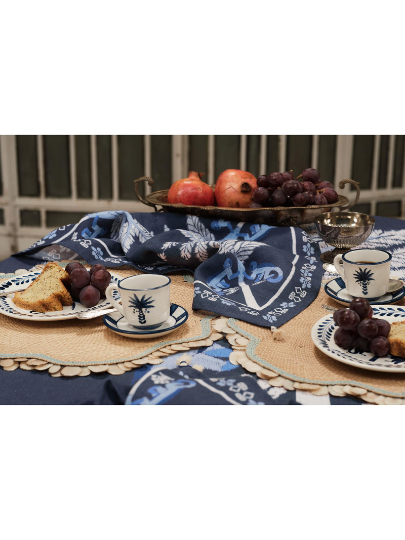 Entre Rios Amazonico Napkin - Navy Blue 7