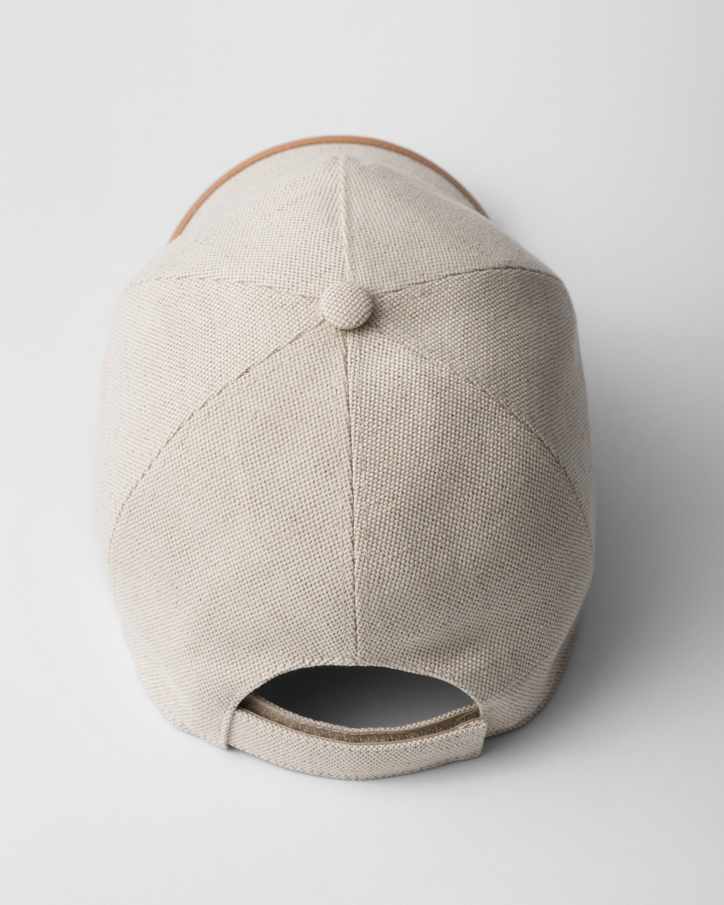 Linen blend baseball cap - 3