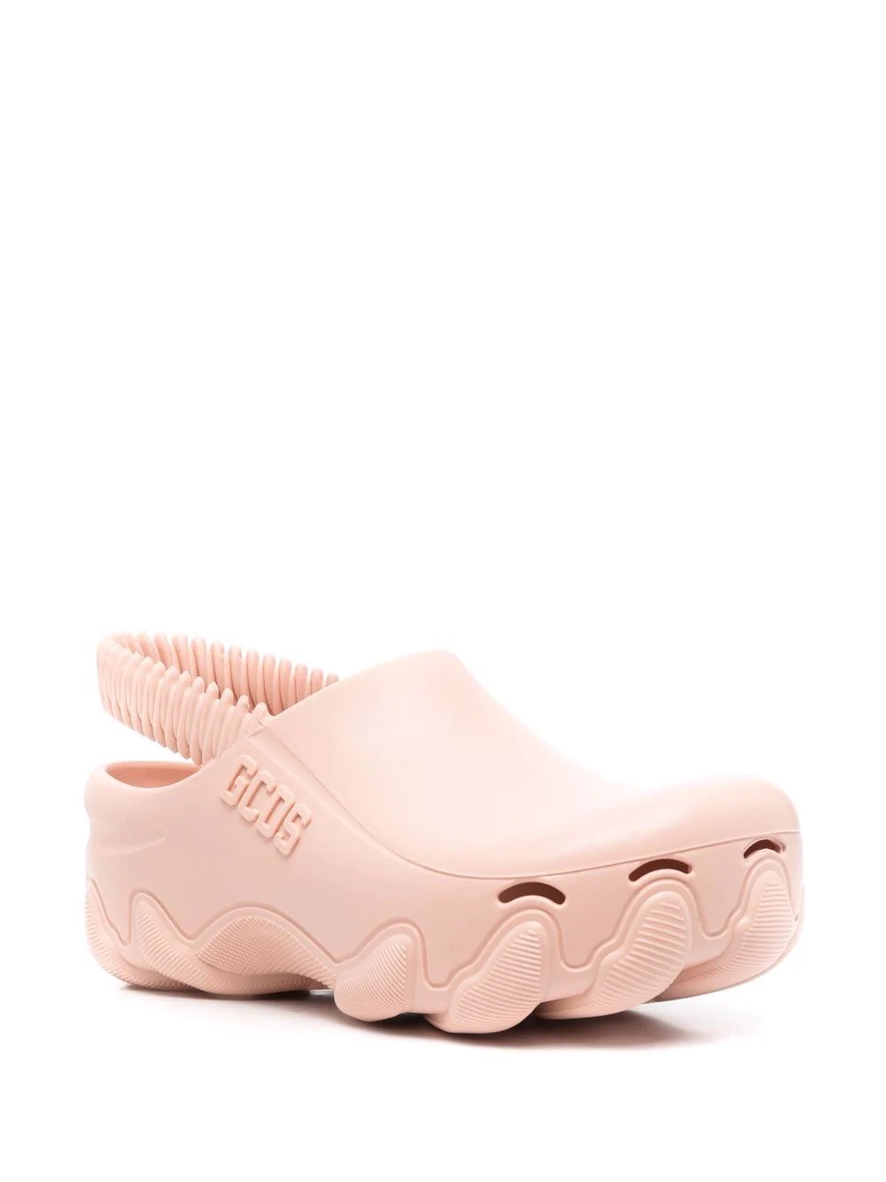 Ibex logo-embossed slingback clogs - 2
