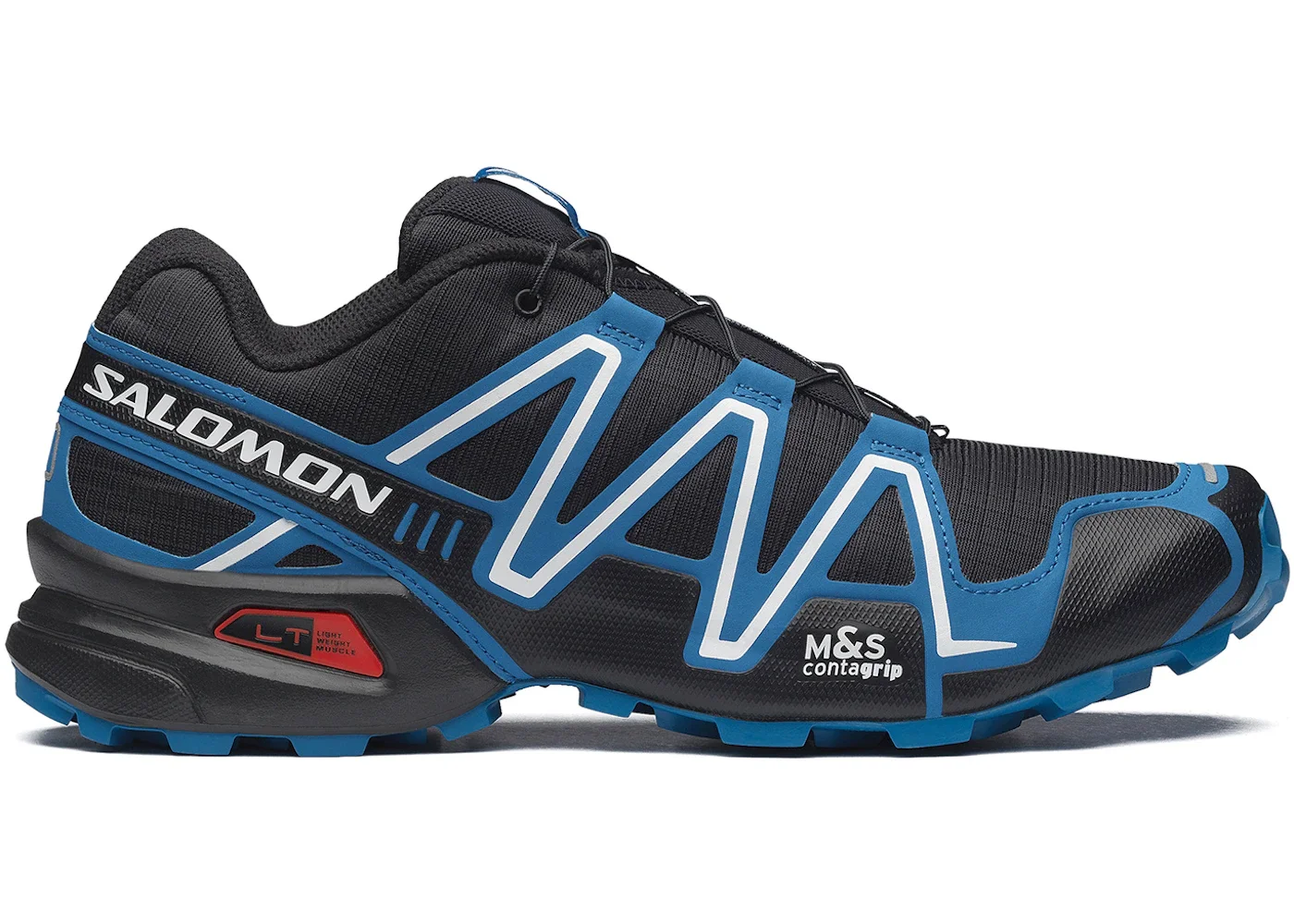 Salomon Speedcross 3 Black Mykonos Blue - 1