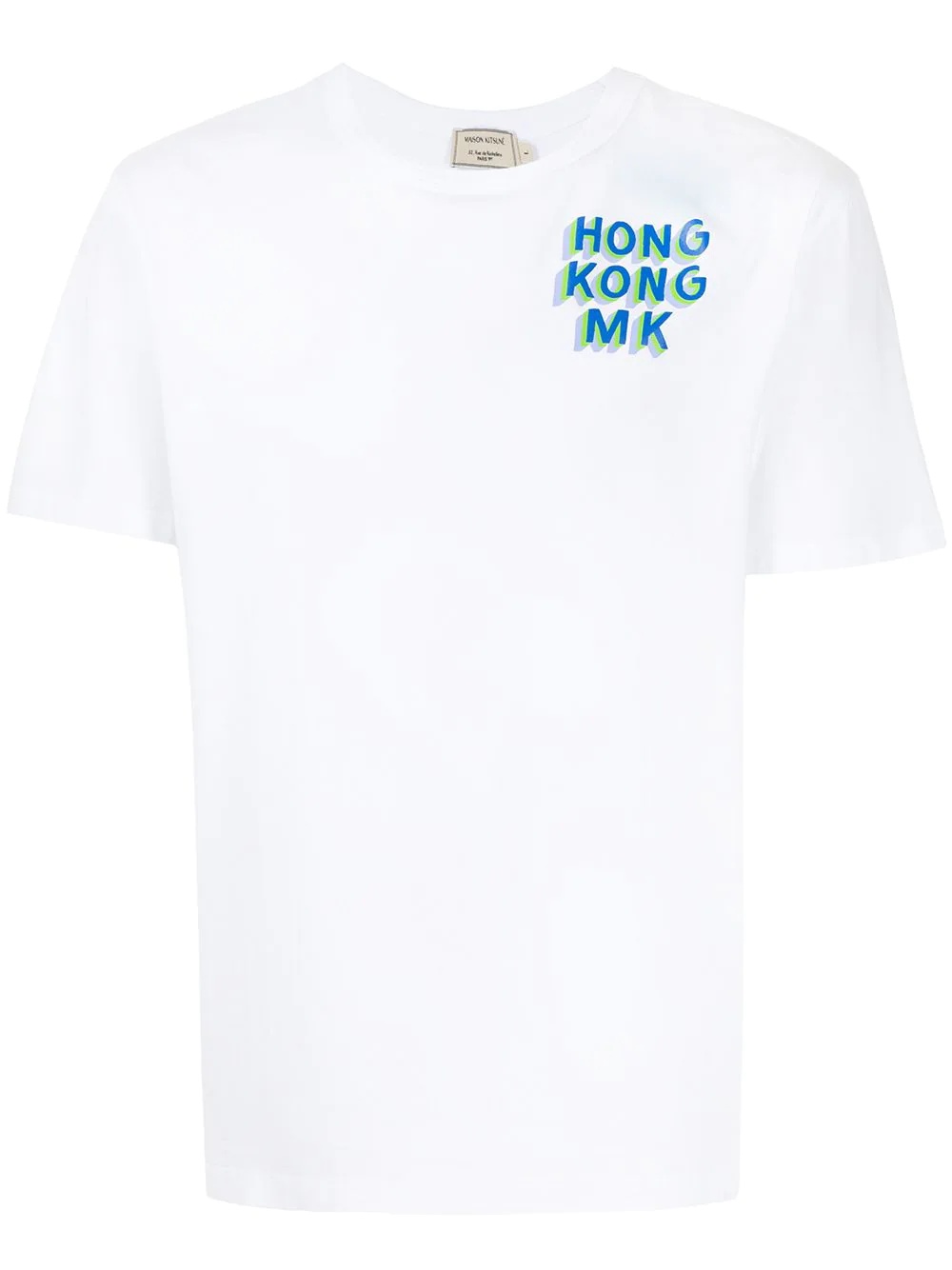 Hong Kong slogan print T-shirt - 1