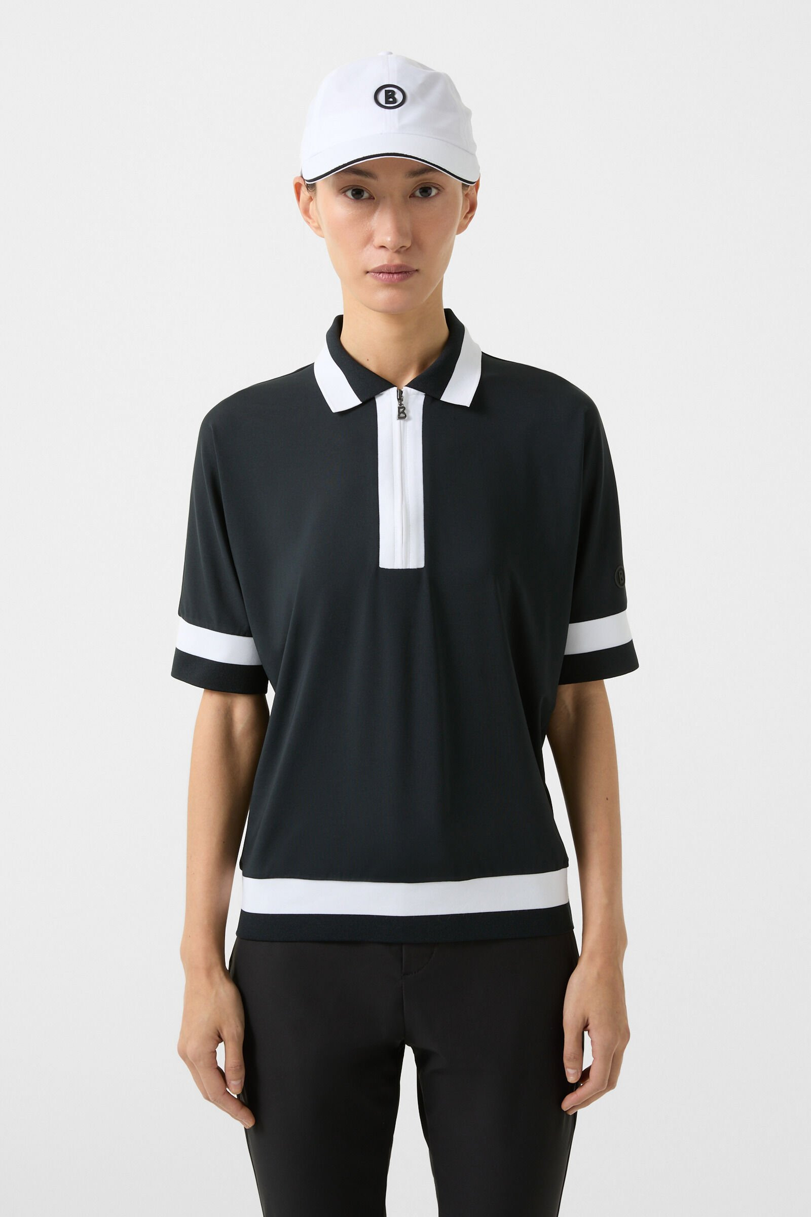 Andrina Functional polo shirt in Black - 2