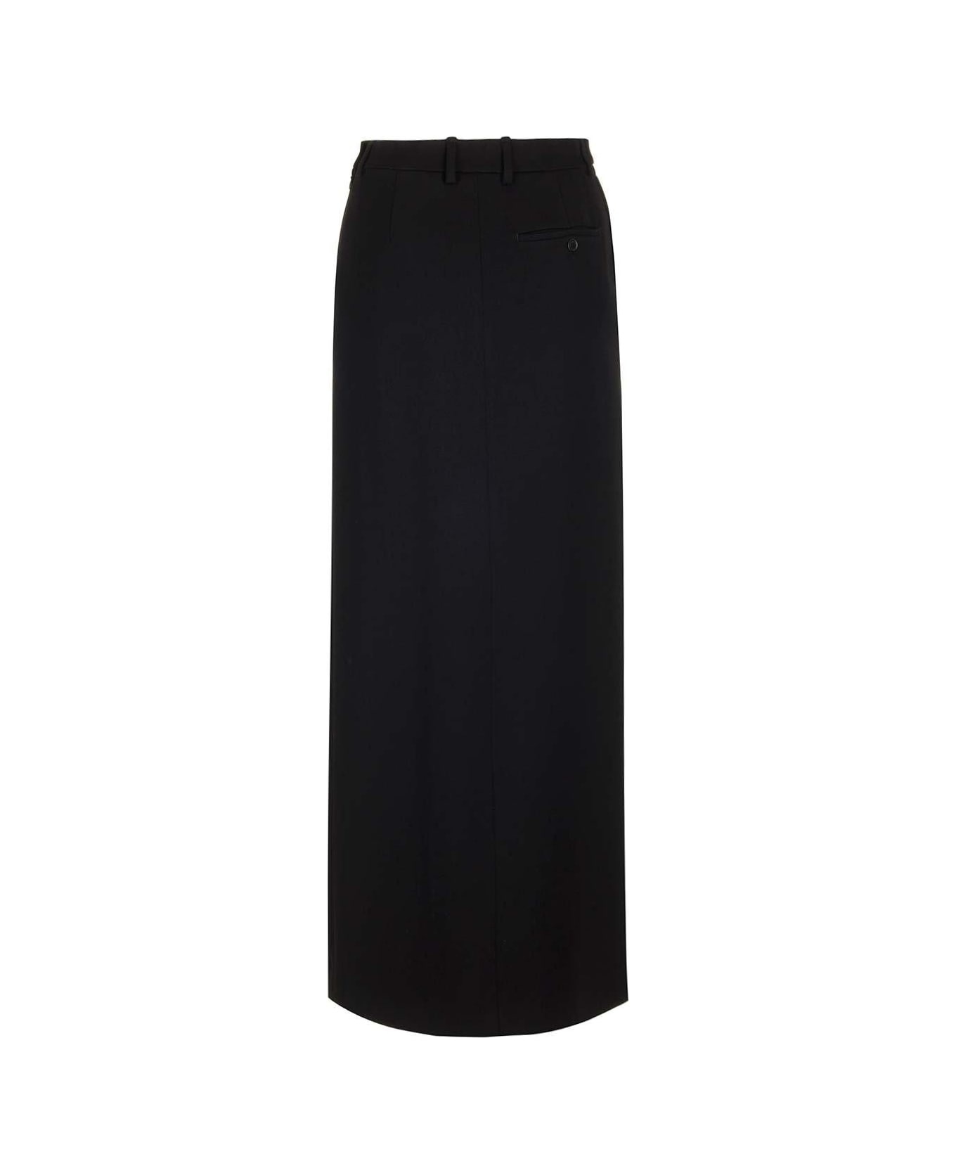 Long Wool Skirt - 2