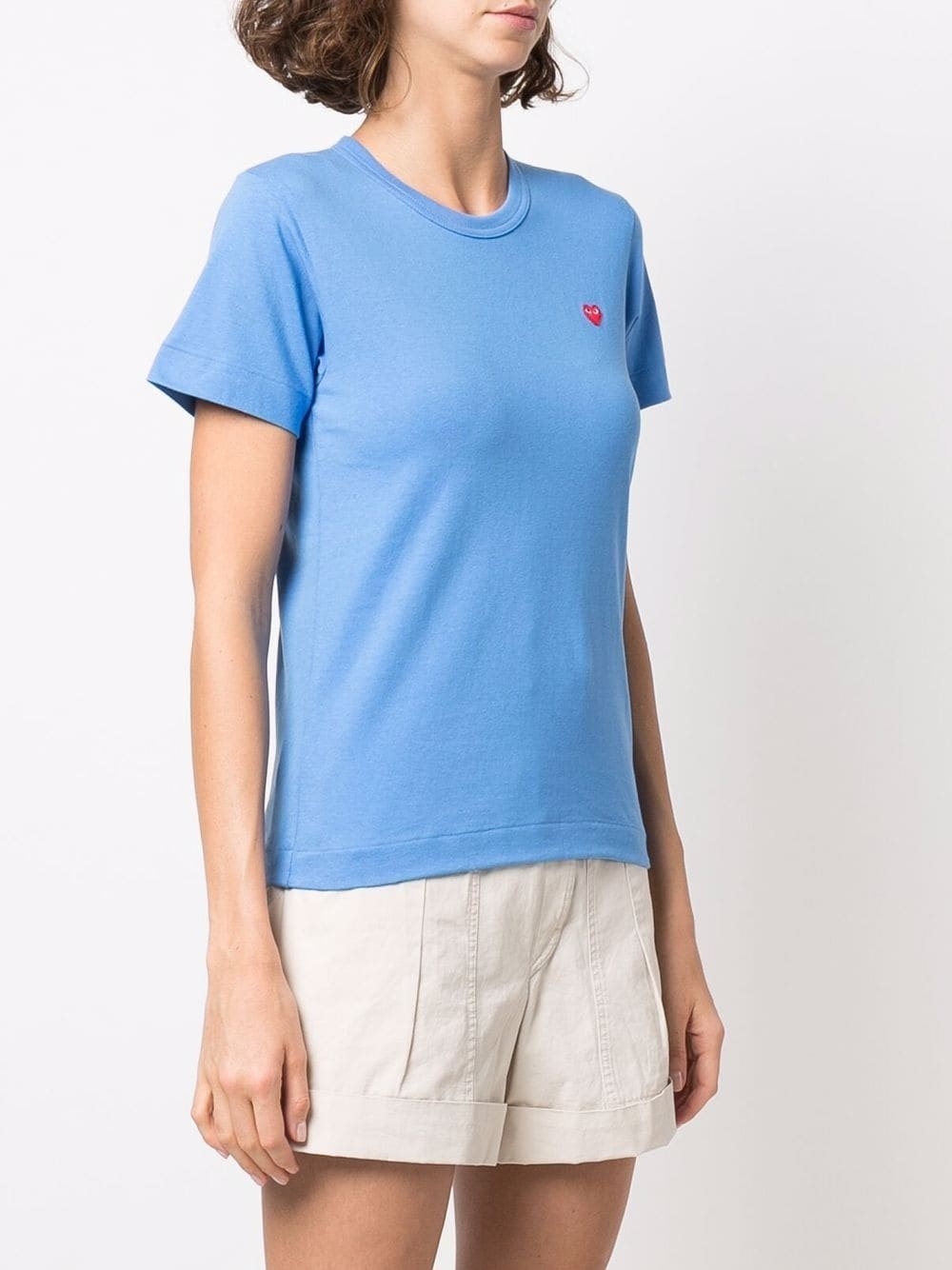 cotton embroidered-logo T-shirt - 3
