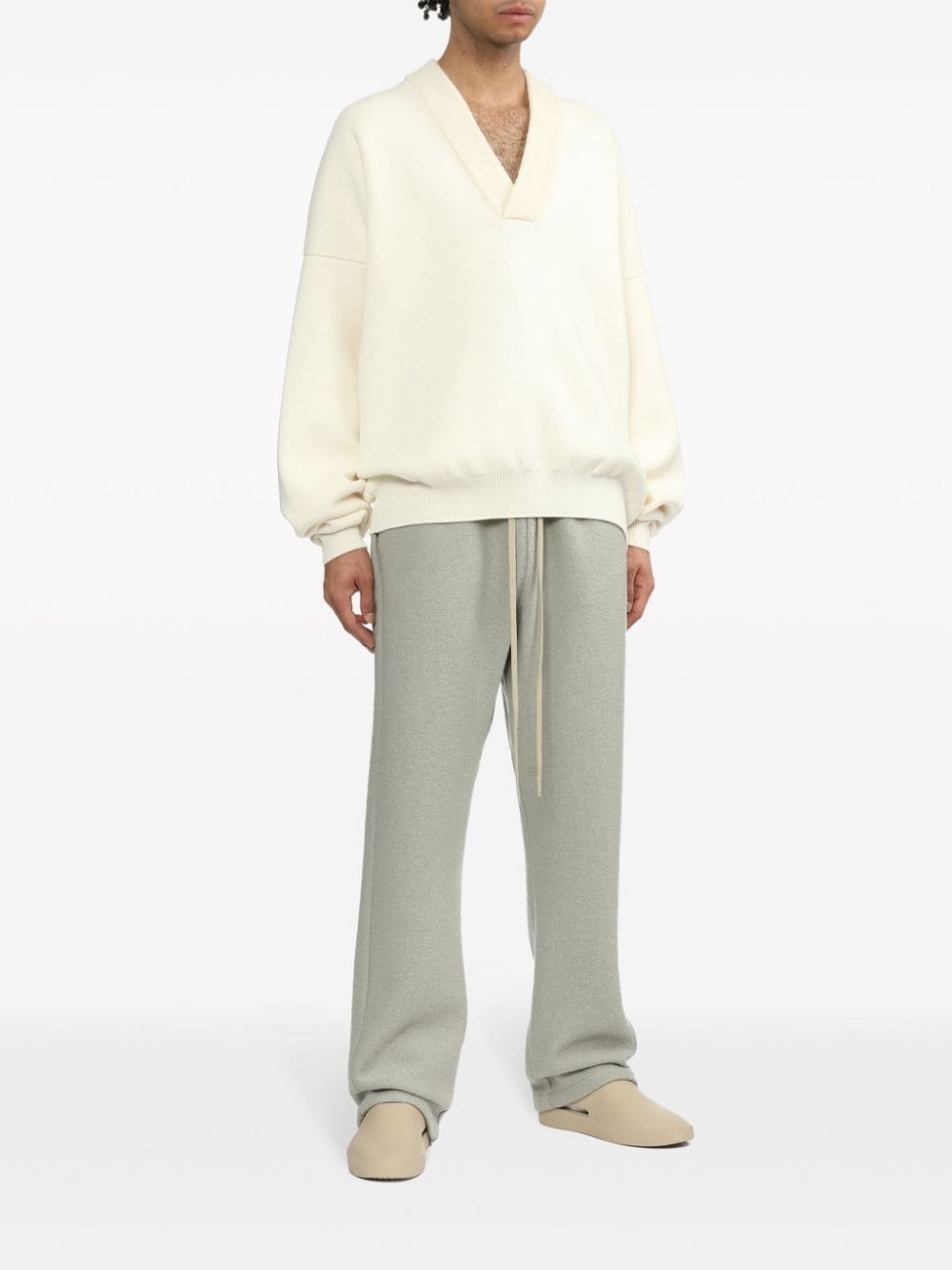 virgin wool-blend jumper - 2