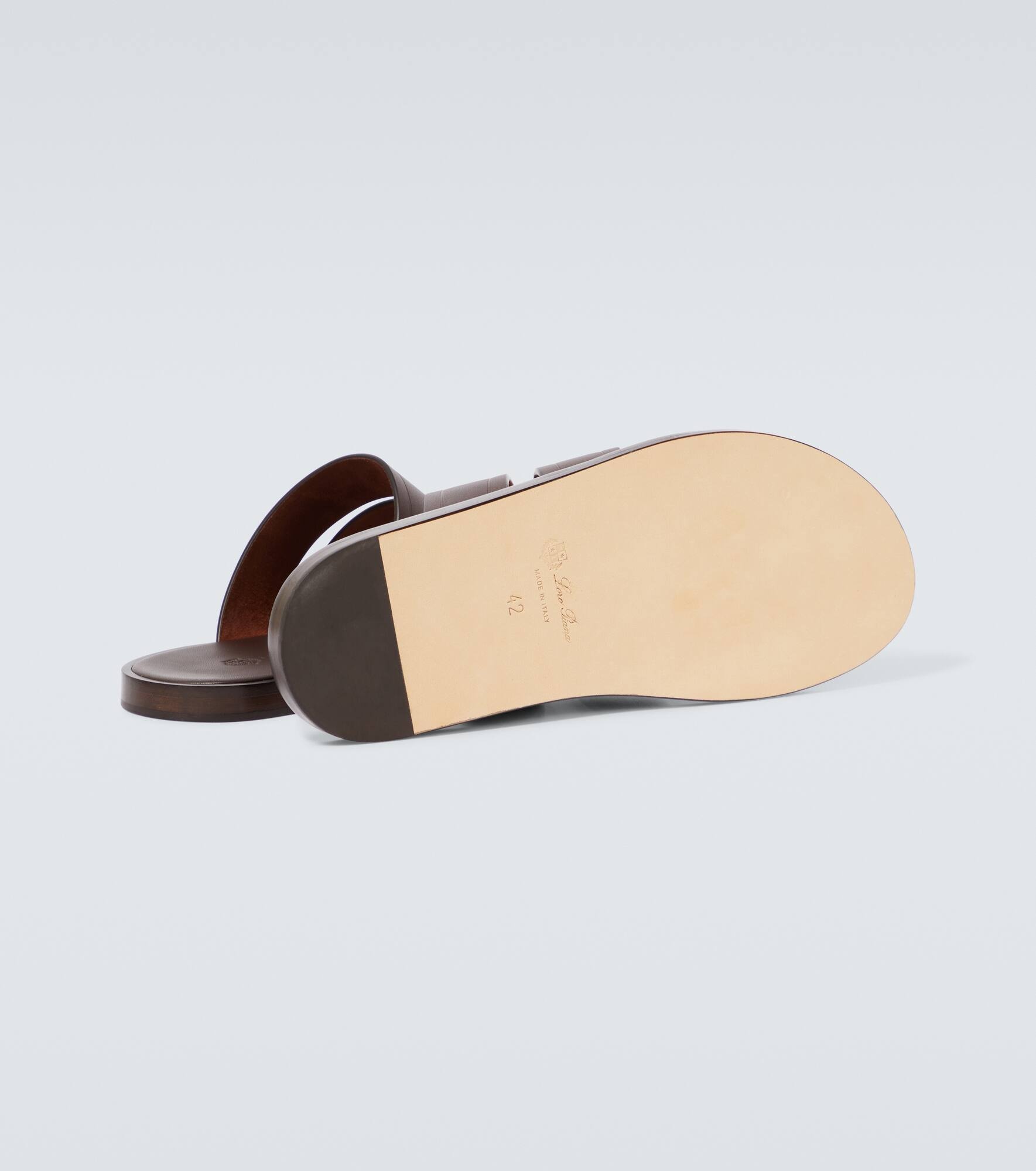 Naha leather slides - 7