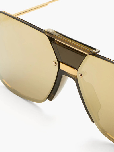 Bottega Veneta Navigator metal sunglasses outlook