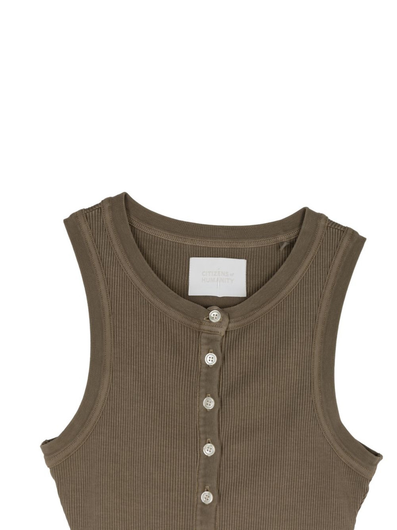 Caralyn ribbed-knit tank top 3