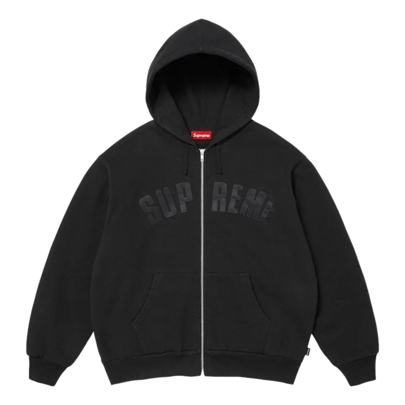 Supreme FW26 Arc Thermal Lined Zip Up Hooded Sweatshirt 'Black' SUP-FW26-074-BLK - 1