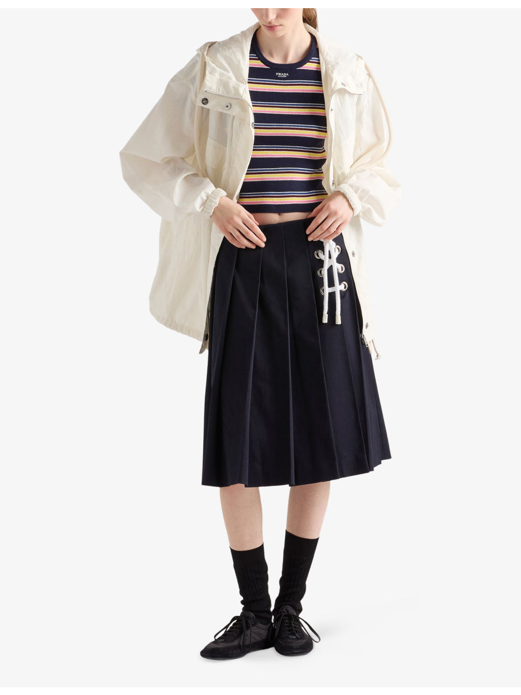 Striped Knitted Cotton Jumper - 2