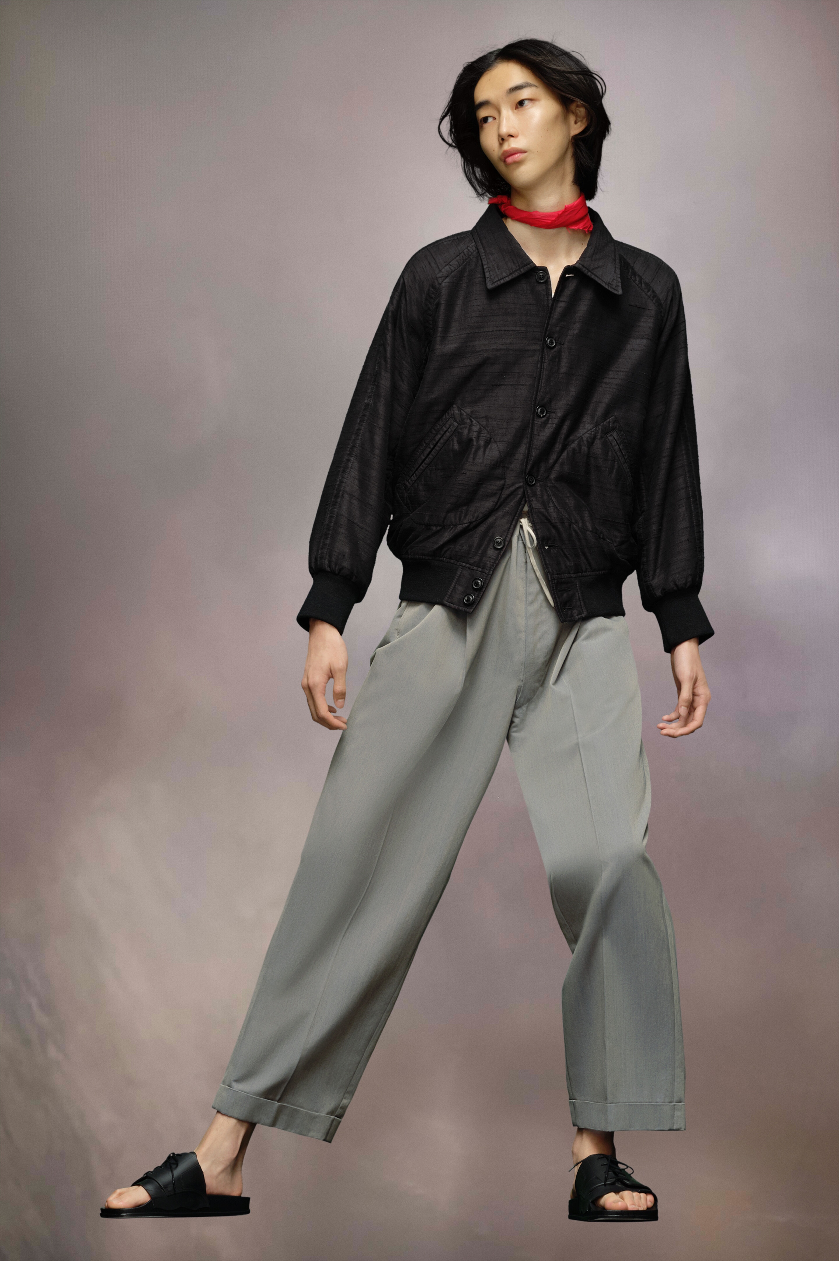Silk dupion bomber jacket - 3