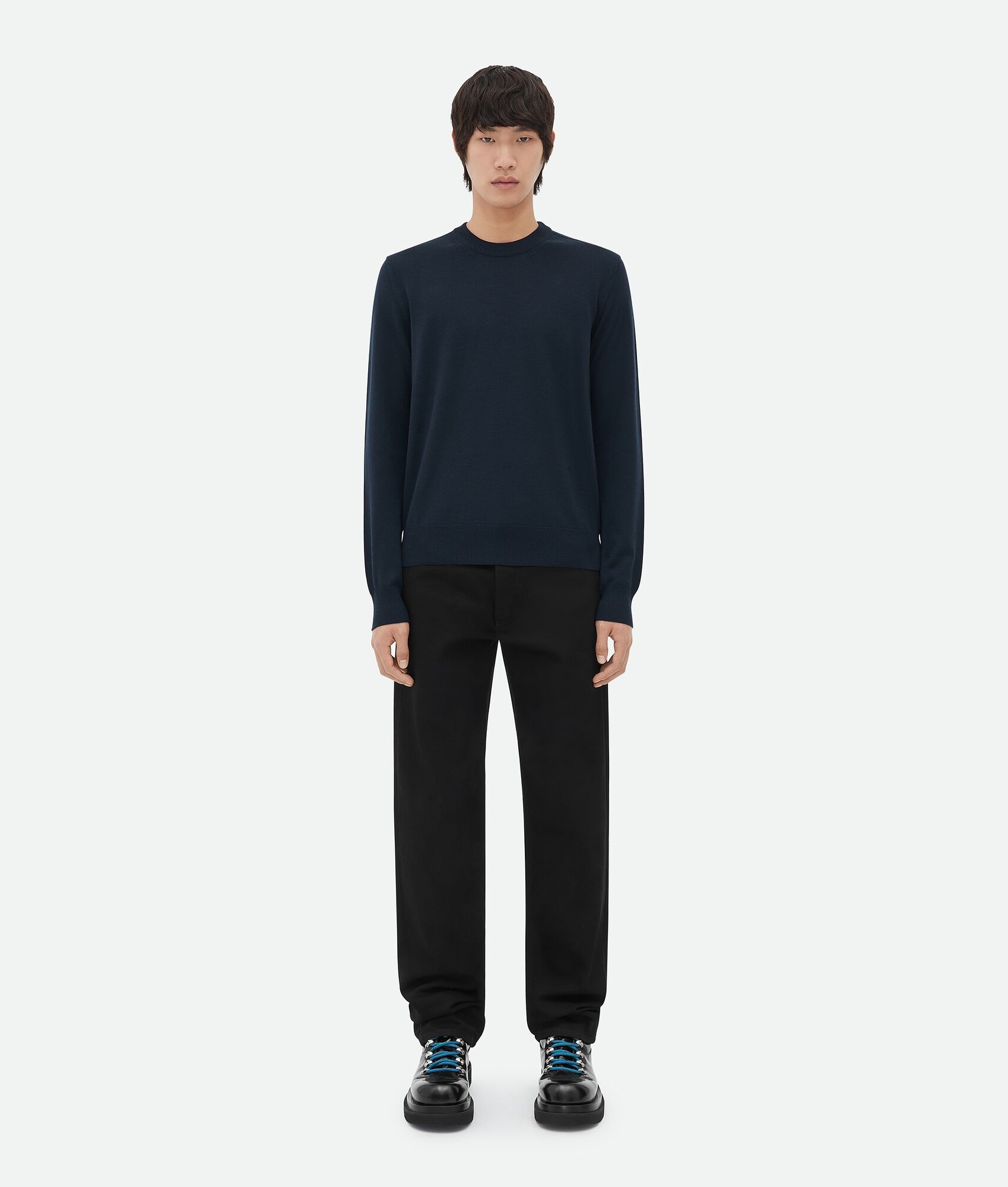 "bv" embroidery wool jumper - 1