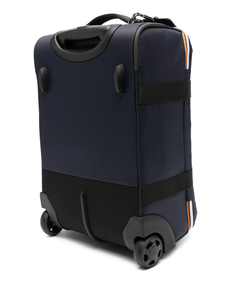 K-WAY striped wheeled trolley outlook