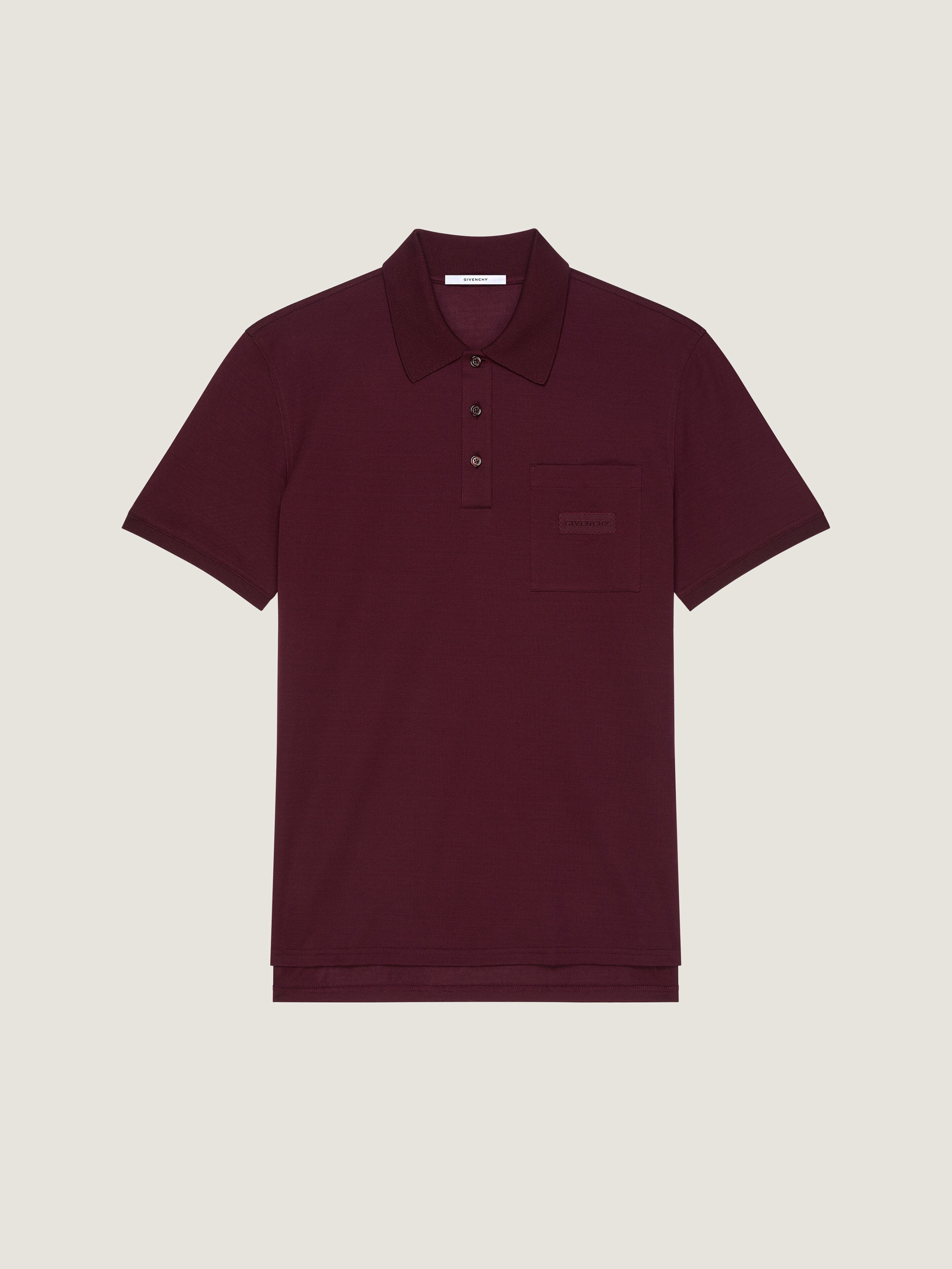 POLO IN COTTON WITH GIVENCHY PATCH - 1