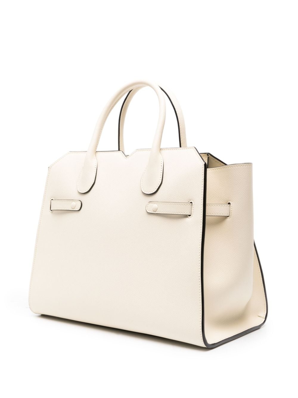 medium Milano leather tote bag - 3