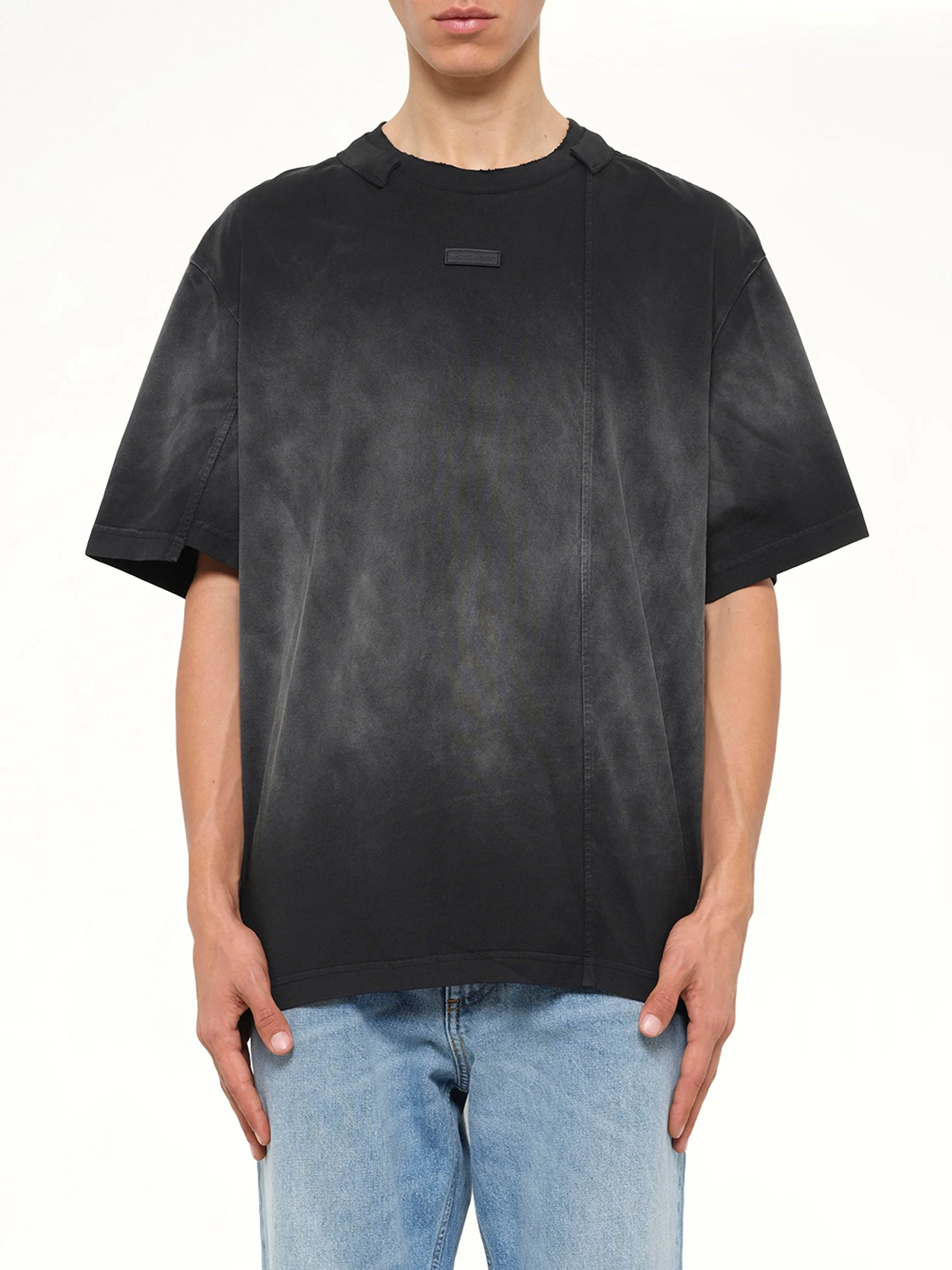 Gradient Washed T-Shirt in Grey - 1
