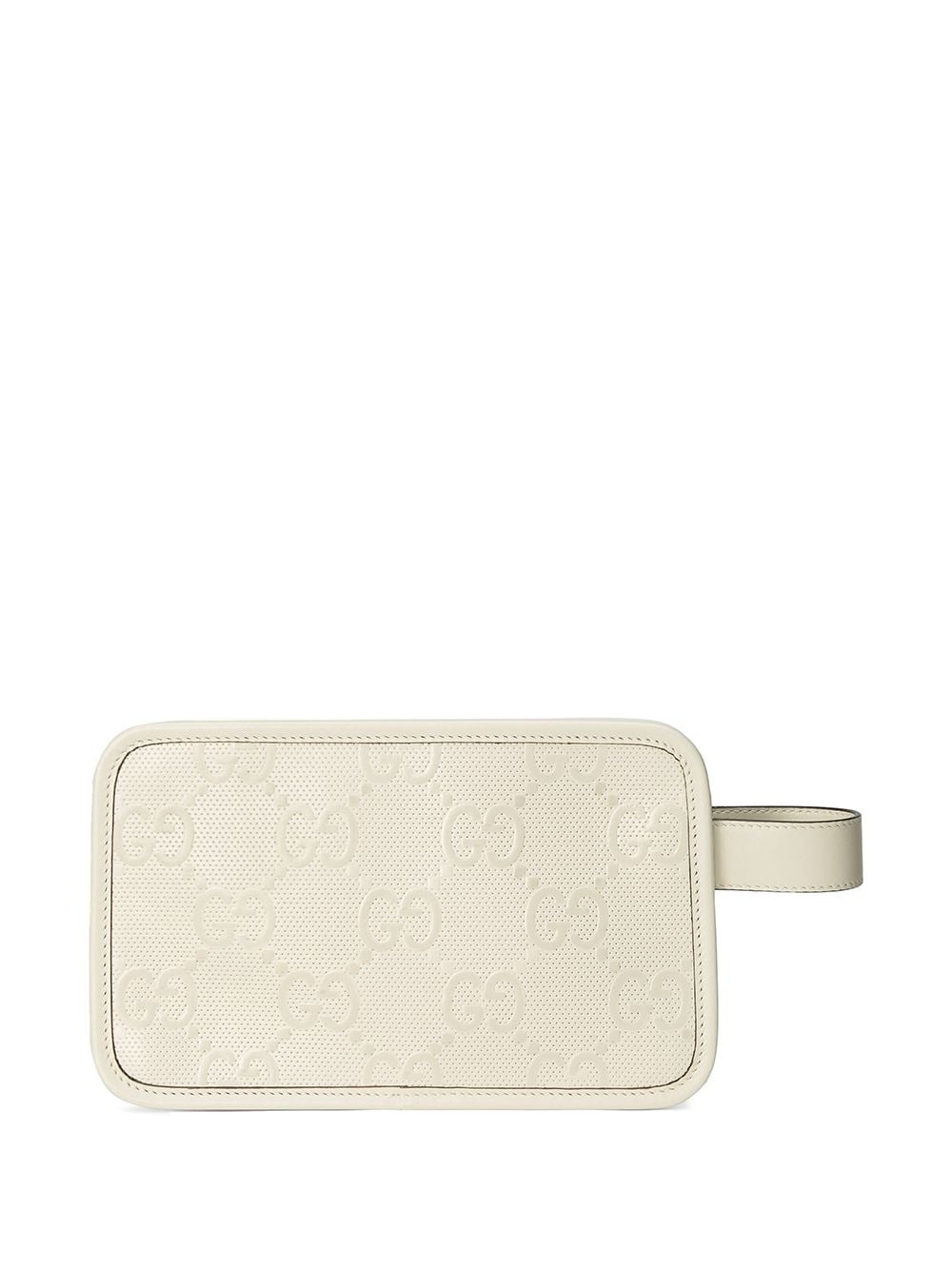 monogram-embossed wash bag - 2