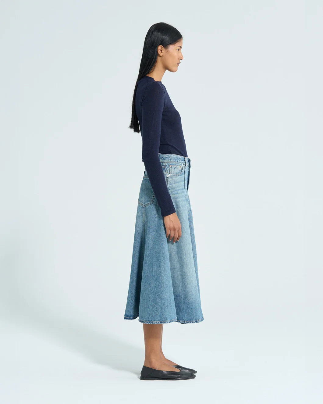 MID SERENITY IONIC BLUE SKIRT - 3